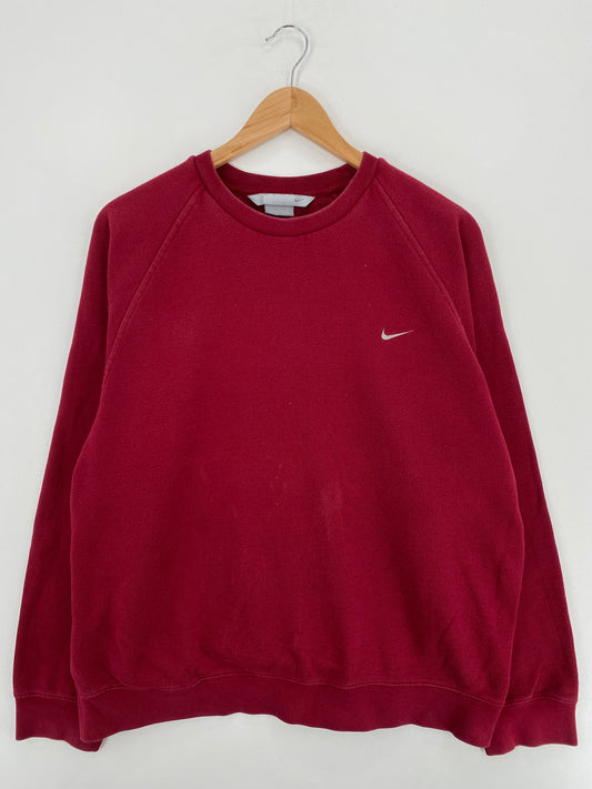 00' NIKE MINI SWOOSH Size L Vintage Sweat-Shirt / A5427
