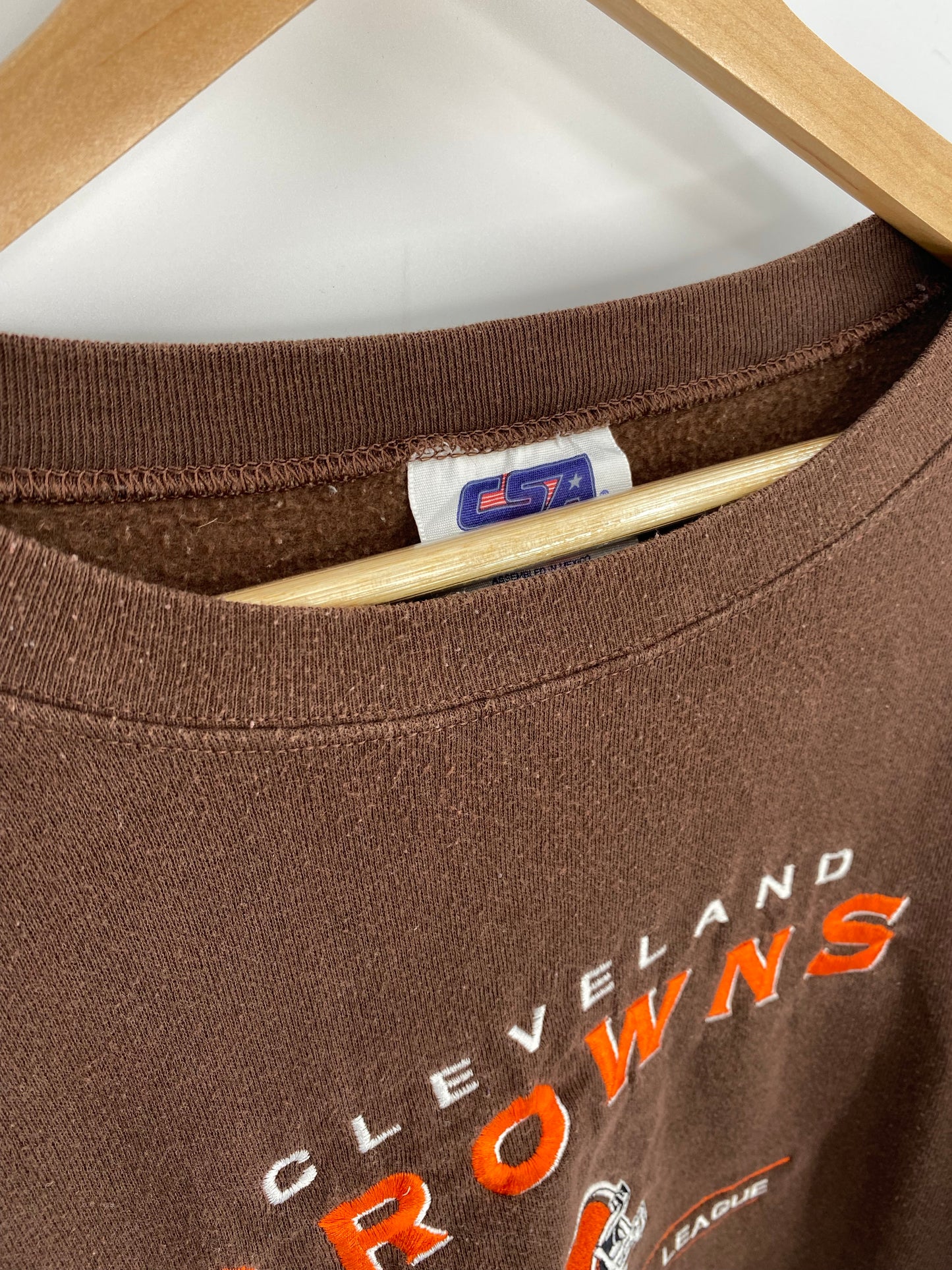 90’s CLEVELAND BROWNS Size XL NFL Sweat shirt / K5441