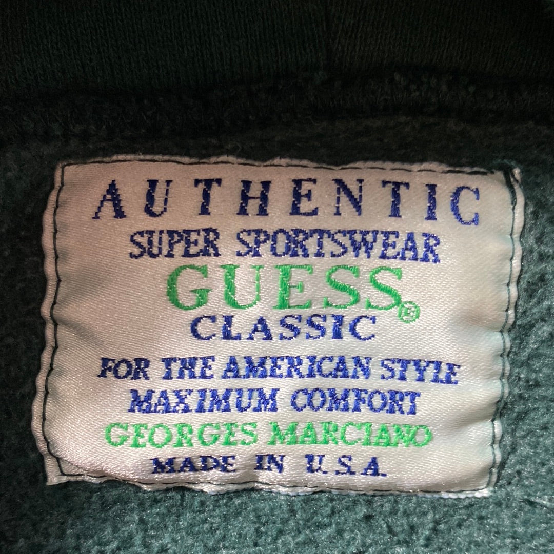 1993 GUESS Approx. Size XL Vintage Hoodie Sweat-Shirt / E3127S