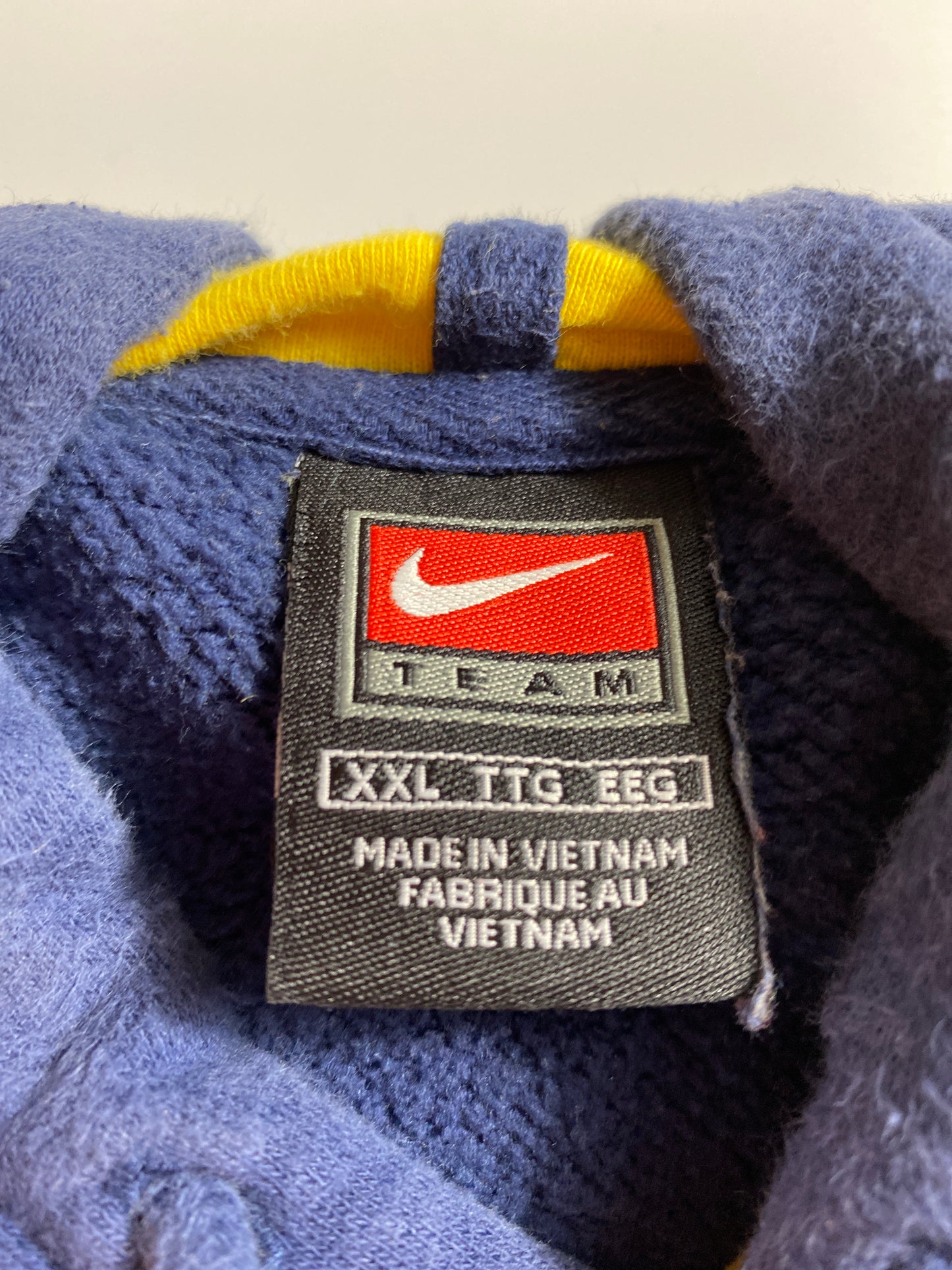 00’ NIKE MICHIGAN Size XXL Vintage Hoodie Sweat-shirt / 7783