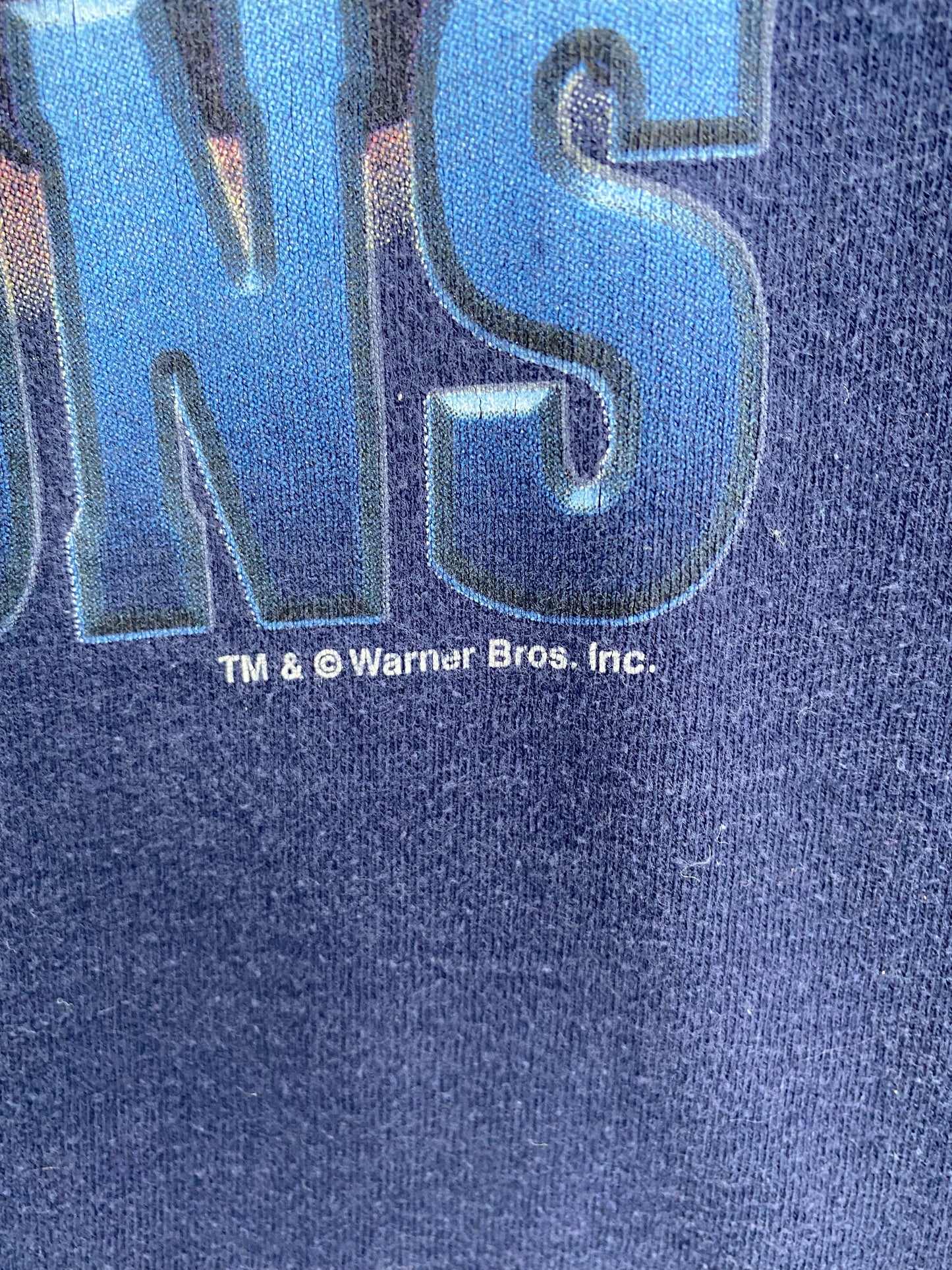 1998 NEW YORK YANKEES x LOONEY TUNES TAZ Size L Vintage MLB T-Shirt / K9837