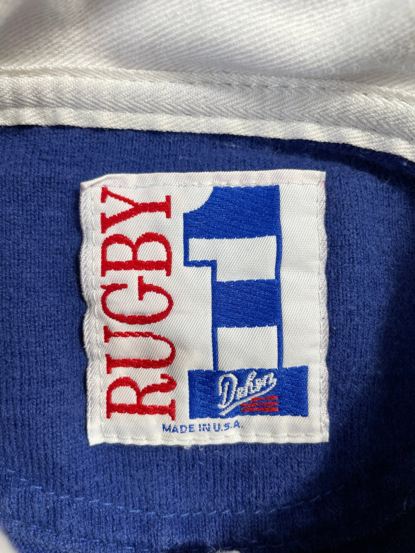 90’s DALLAS COWBOYS Made in USA Size Approx.L-XL Rugby-Shirt / A8352