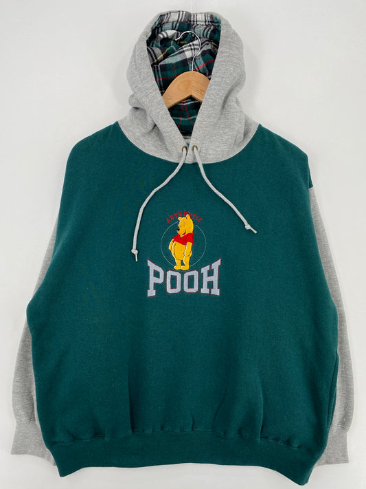 00’s DISNEY WINNIE THE POOH Size XL Vintage Hoodie Sweat-Shirt / A5725