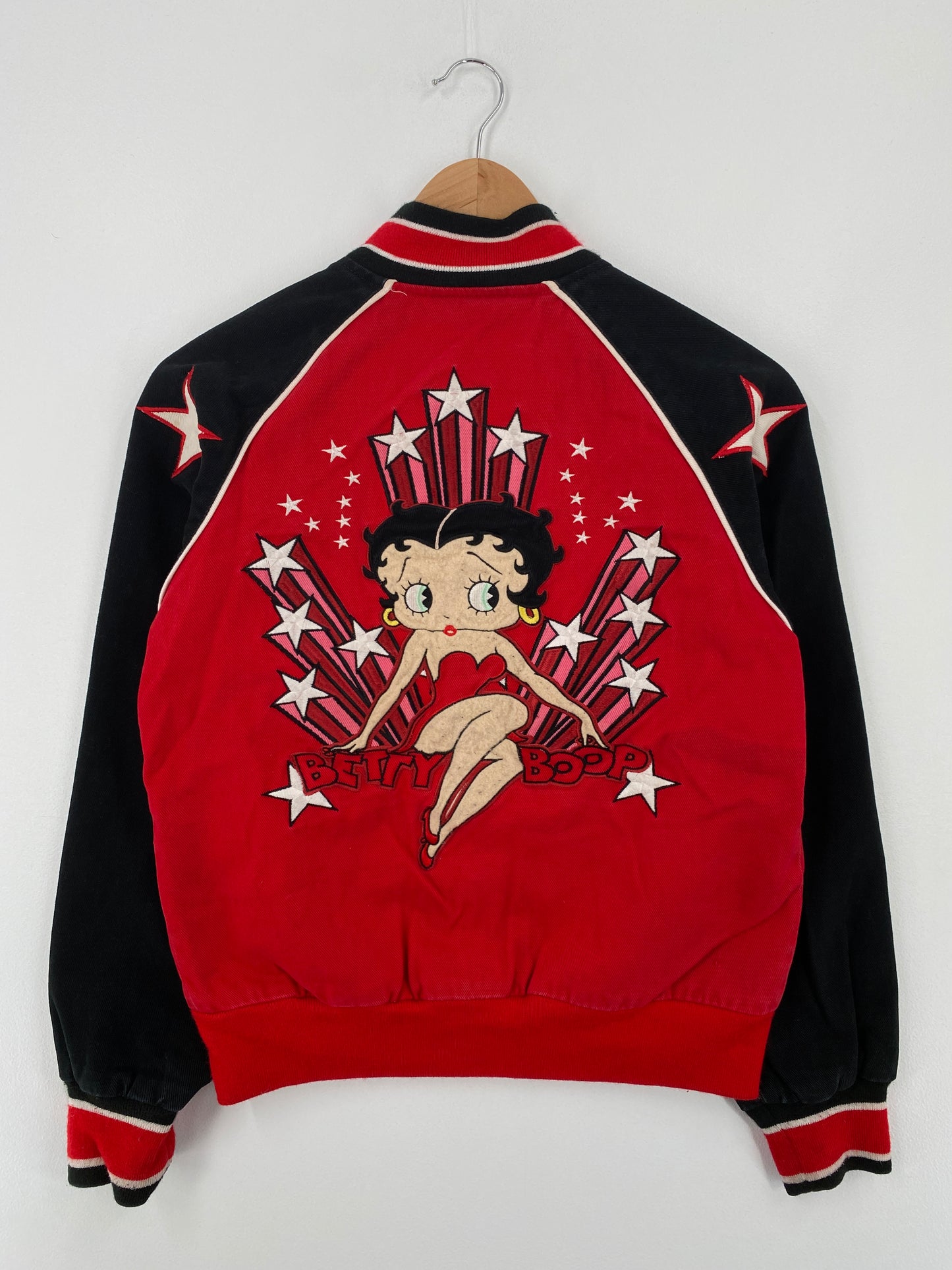 2007 BETTY BOOP Size Ladies XS Vintage Racing Jacket / A9041