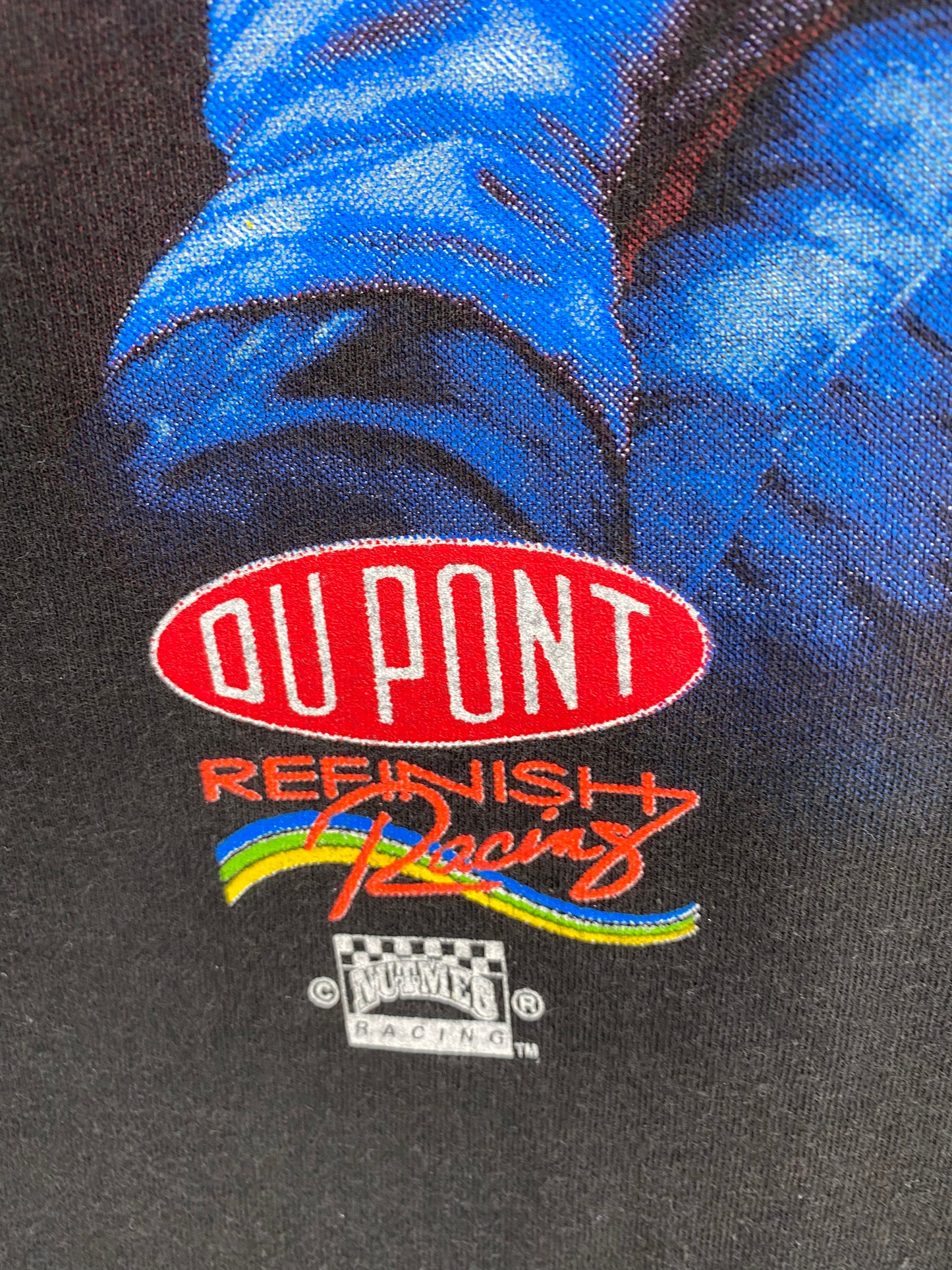 1995 JEFF GORDON x DUPONT Size No Tag (Approx.M-L) Vintage Racing T-Shirts / K9658