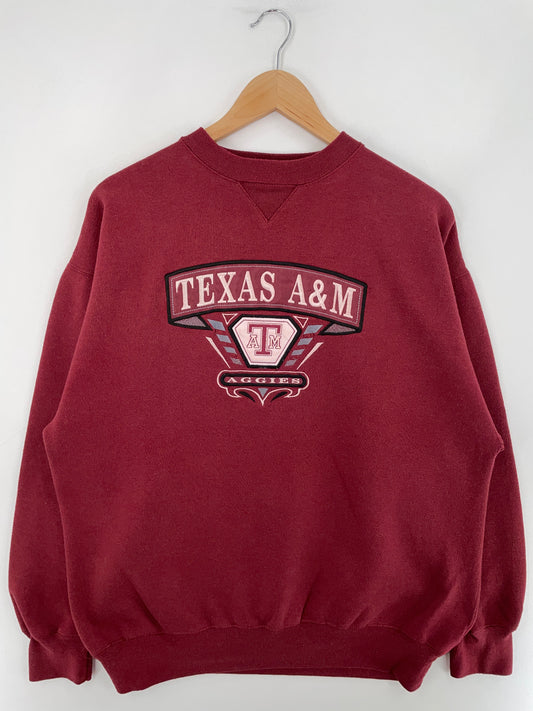 90’s TEXAS A&M Size XL Vintage College Sweat-Shirt / E3403S