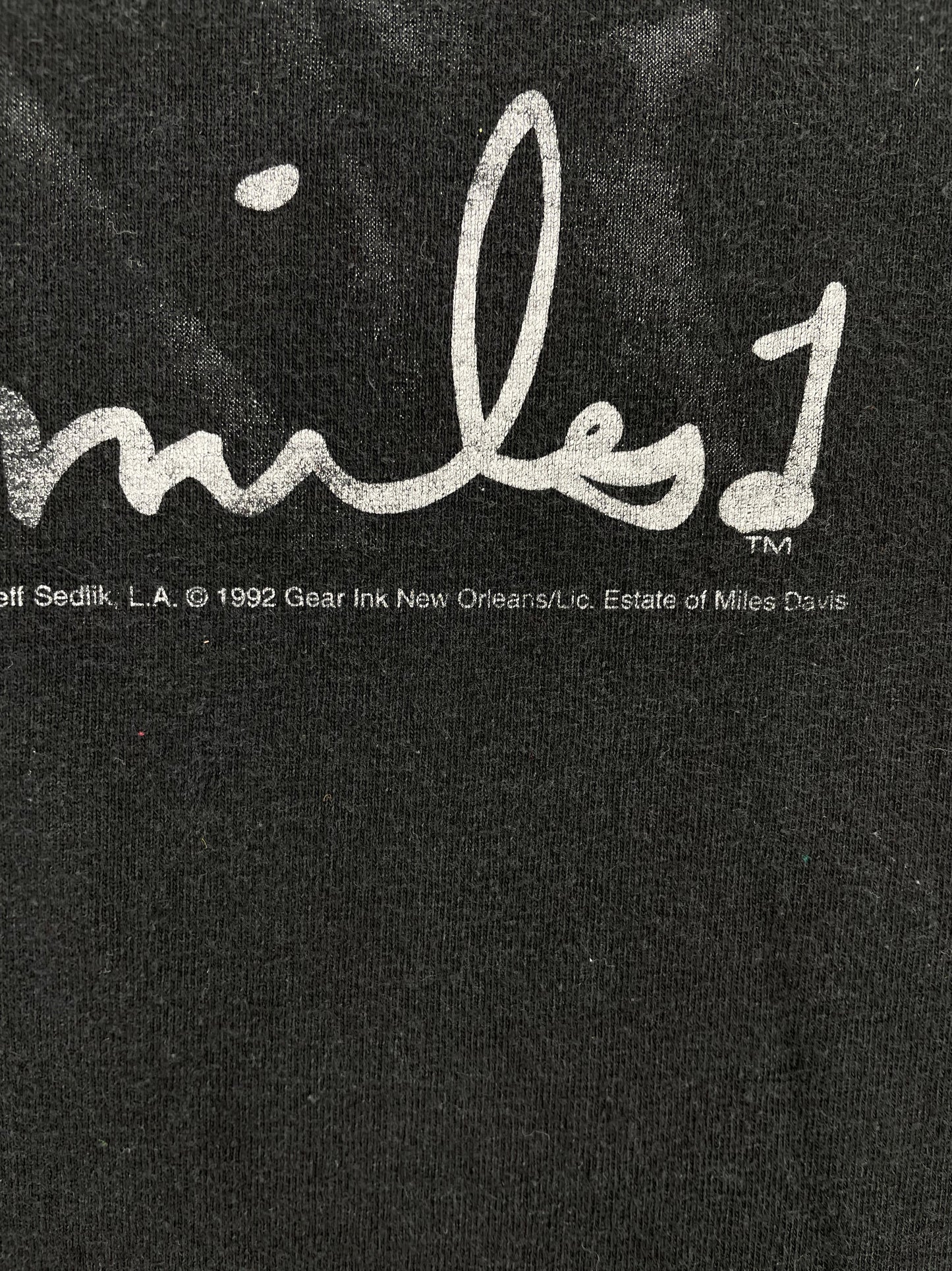 Vintage MILES DAVIS Size XXL Vintage Music T- Shirt / E1725T