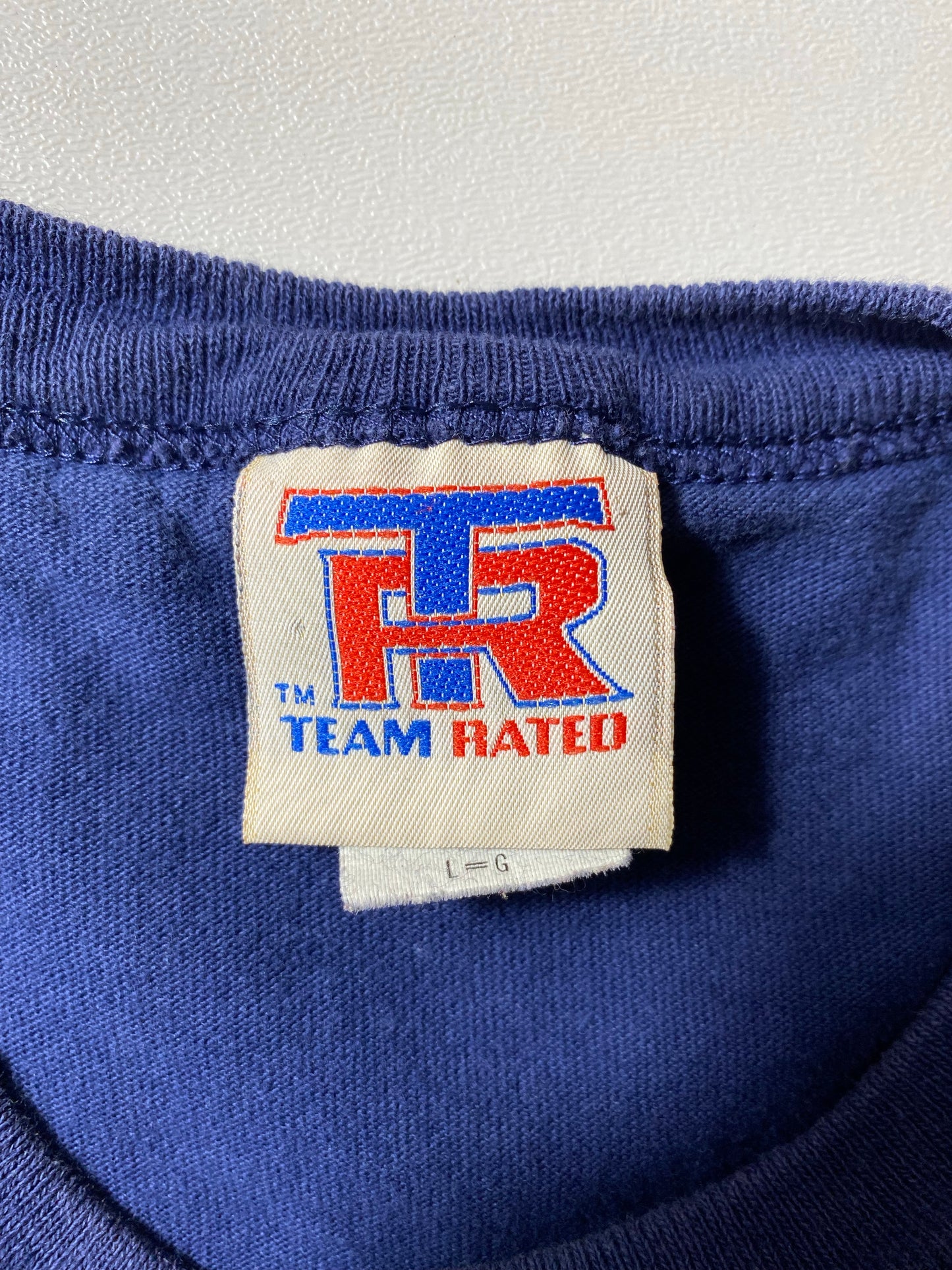 1995 NEW ENGLAND PATRIOTS Made in USA Size L Vintage NFL T-shirt / K9378