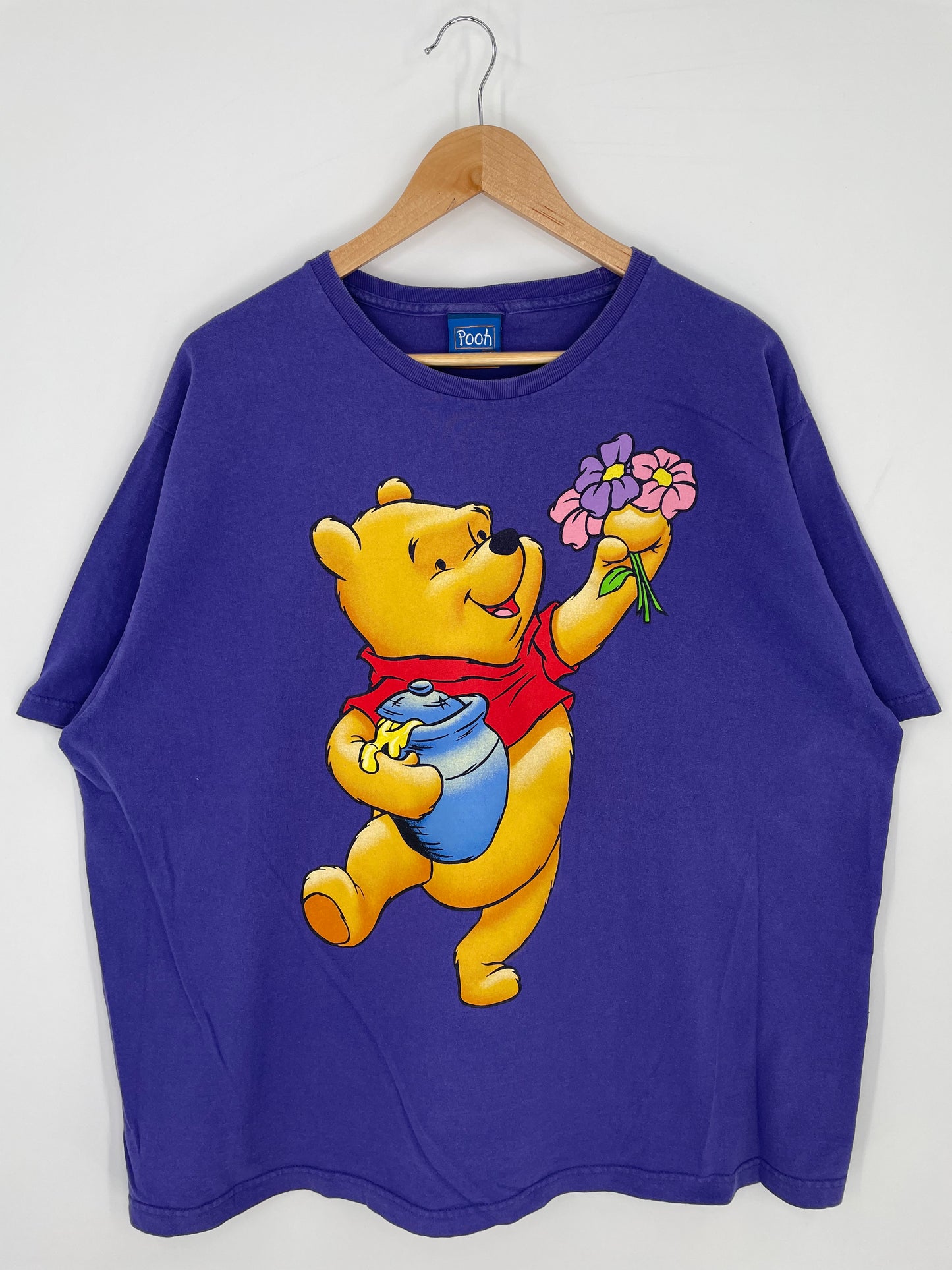 00' DISNEY POOH Size Ladies.XXL Vintage T-Shirt / A66
