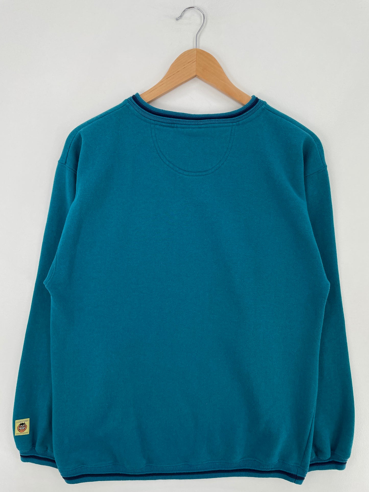.1998 LOONEY TUNES TAZ Size M Vintage Sweat-shirt / E1910S