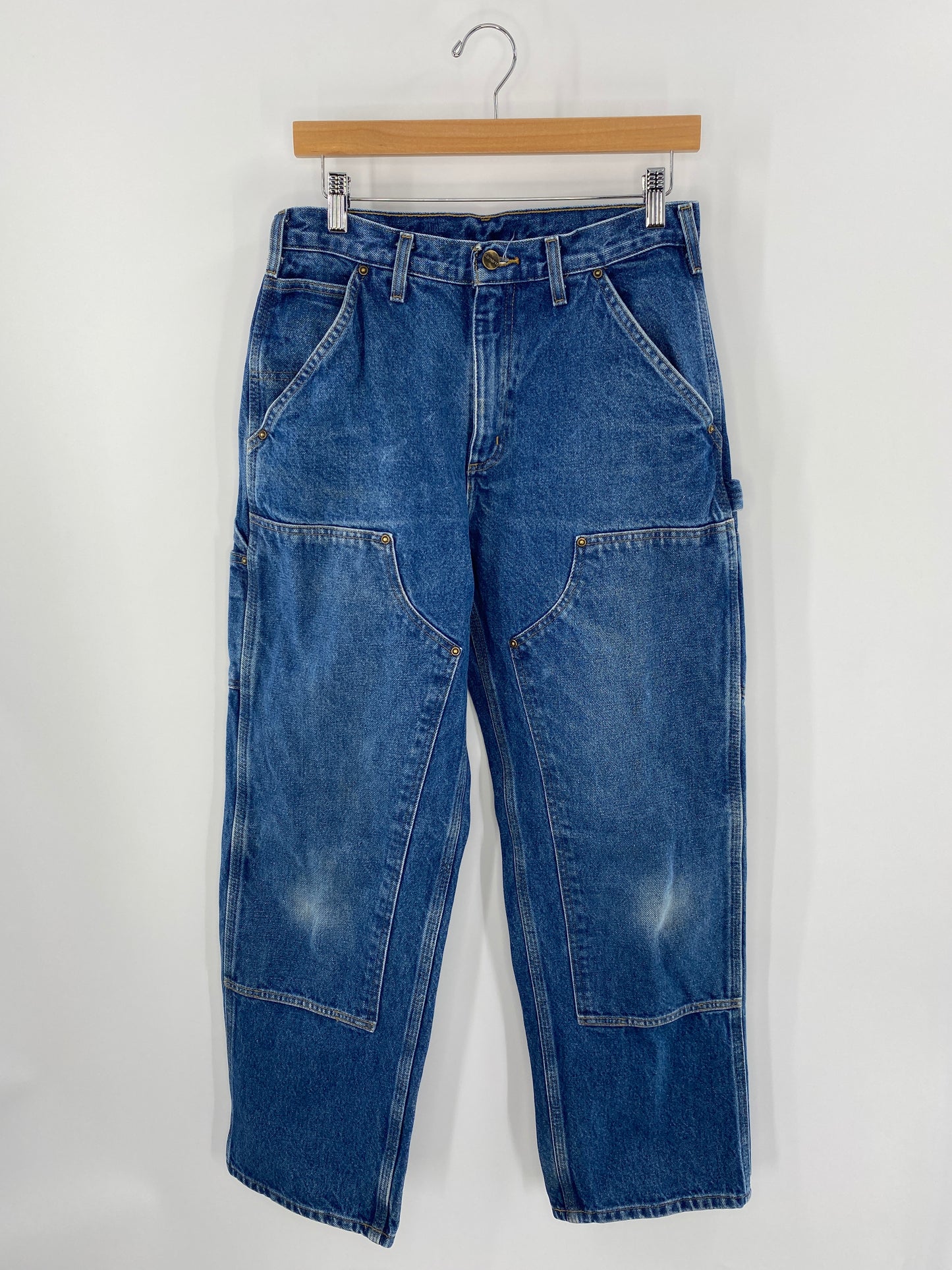 Vintage CARHARTT Size W30xL29.5 Vintage Double Knee Denim Pants / A3603