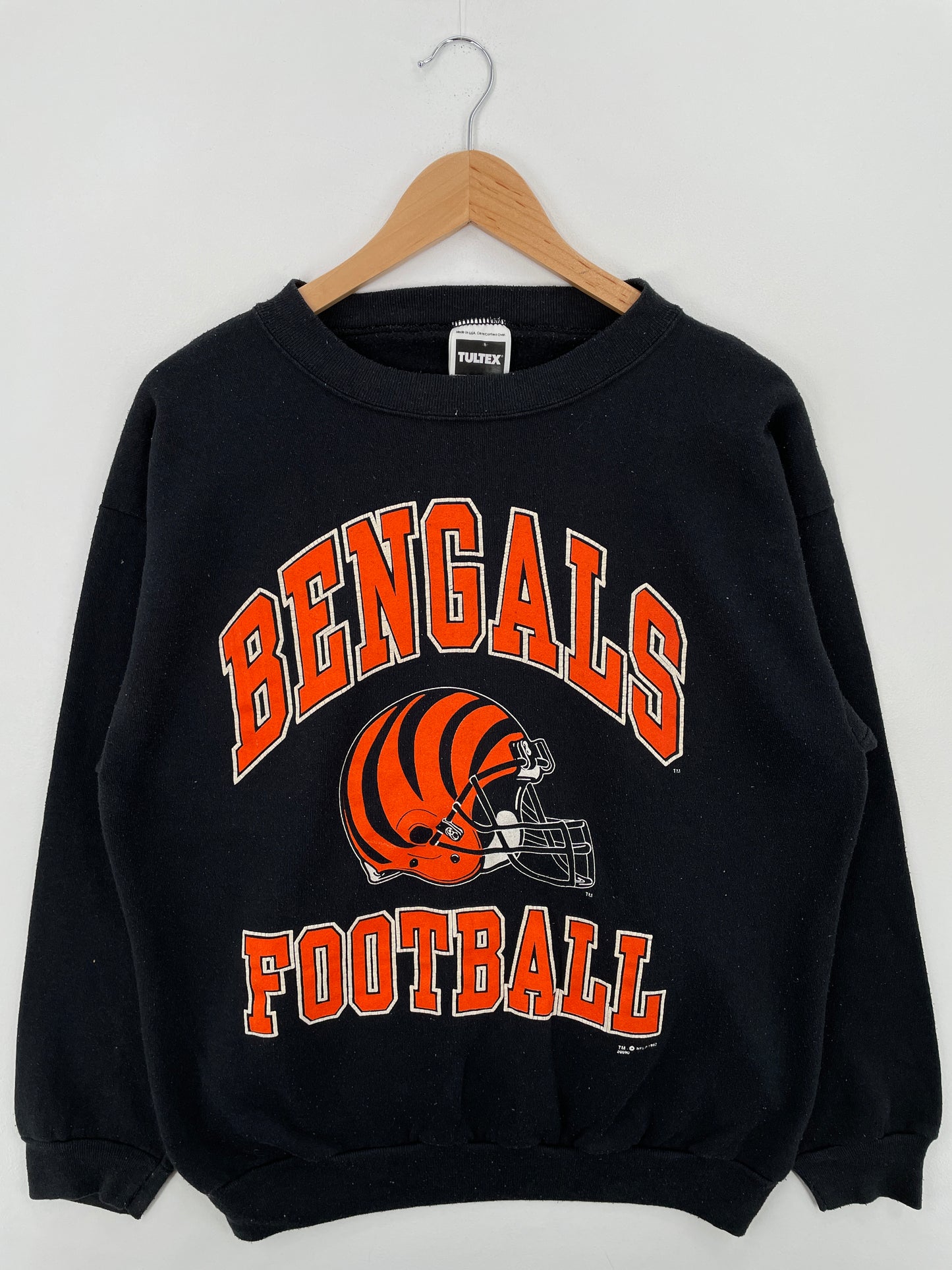 1992 CINCINNATI BENGALS Size XL Vintage NFL Sweat-Shirt / A6491