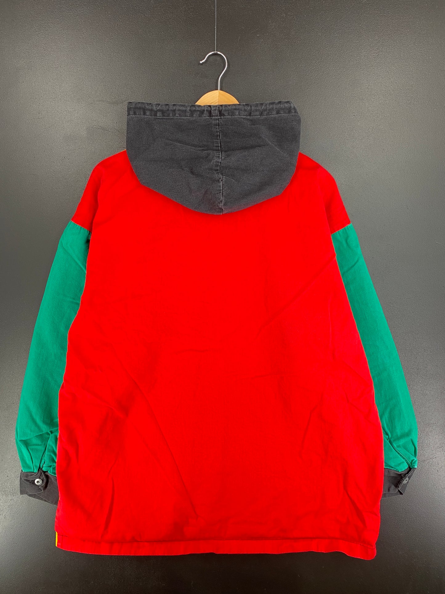 90’s POTTERY Made in USA Size L Vintage Button Down Sweat-Shirt / E3684S