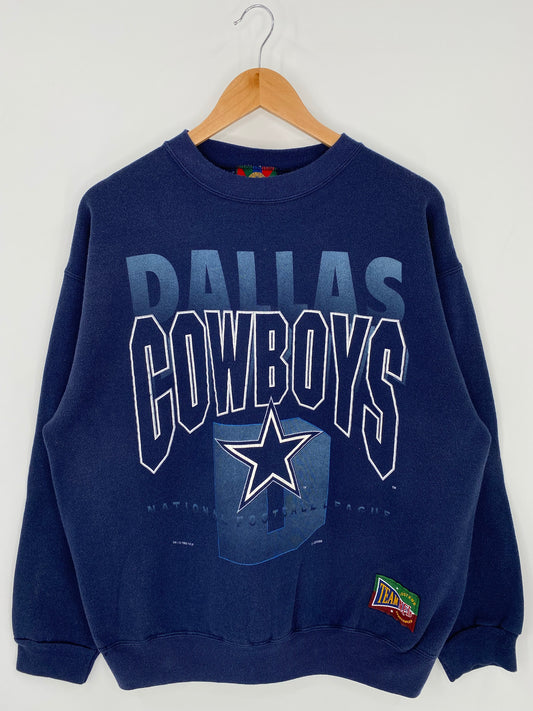 1992' DALLAS COWBOYS Size No Tag(approx.M) Vintage NFL Sweat - Shirt/ K6020