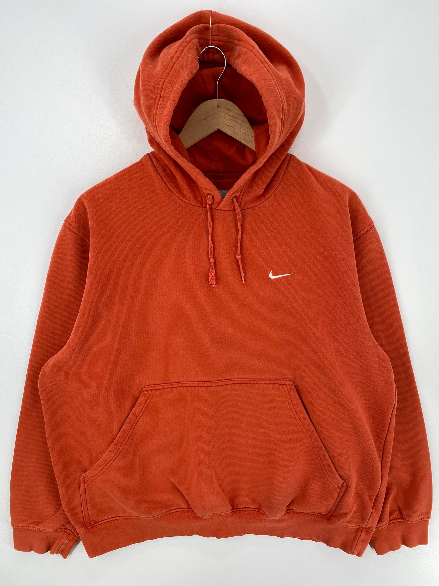 00' NIKE MINI SWOOSH Size L Vintage Hoodie Sweat-shirt / A917