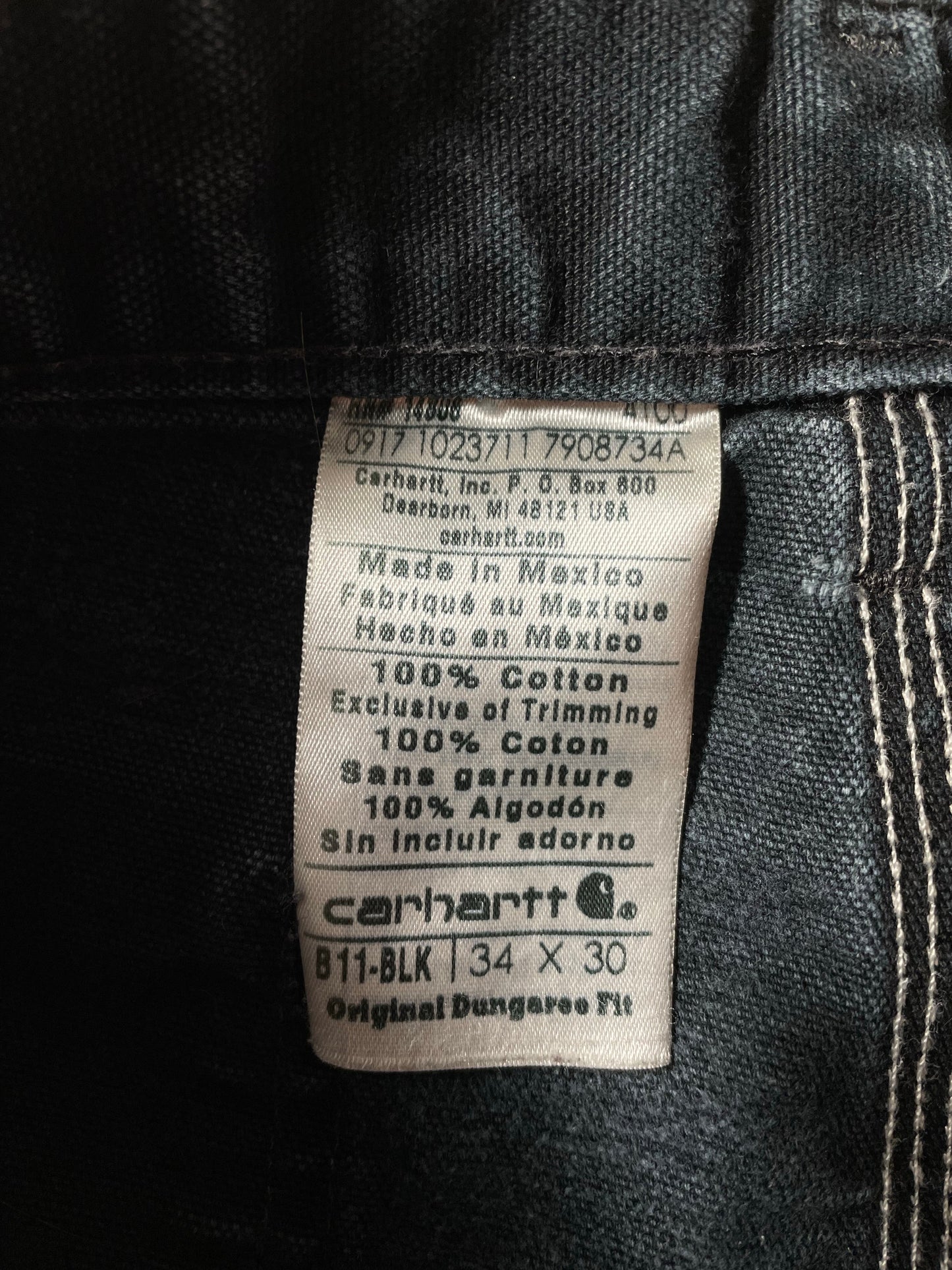Vintage CARHARTT Size W34xL28 Duck Pants / E1503P