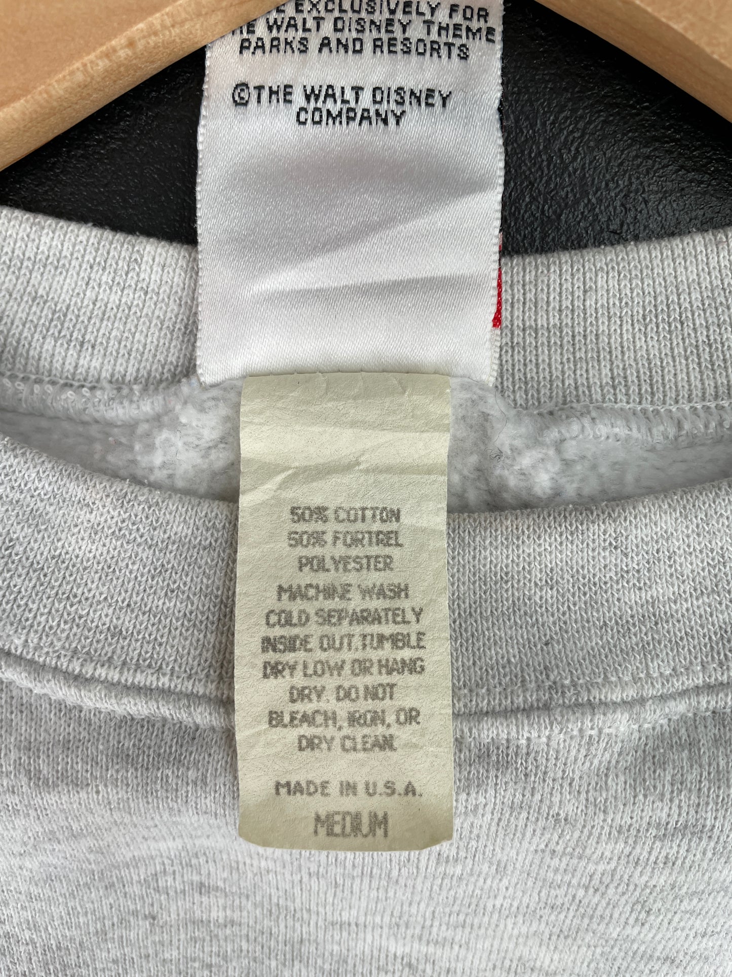 90's DISNEY x THE TWILIGHT ZONE TOWER OF TERROR Made in USA Size M Vintage Sweat-Shirt / A6148