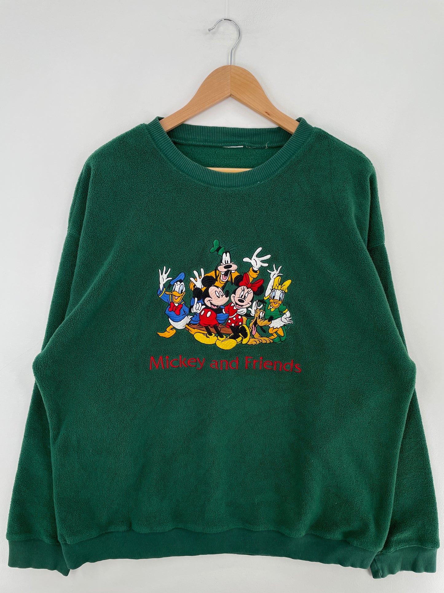 Vintage DISNEY MICKEY AND FRIENDS Size Approx.L Fleece / E2829S
