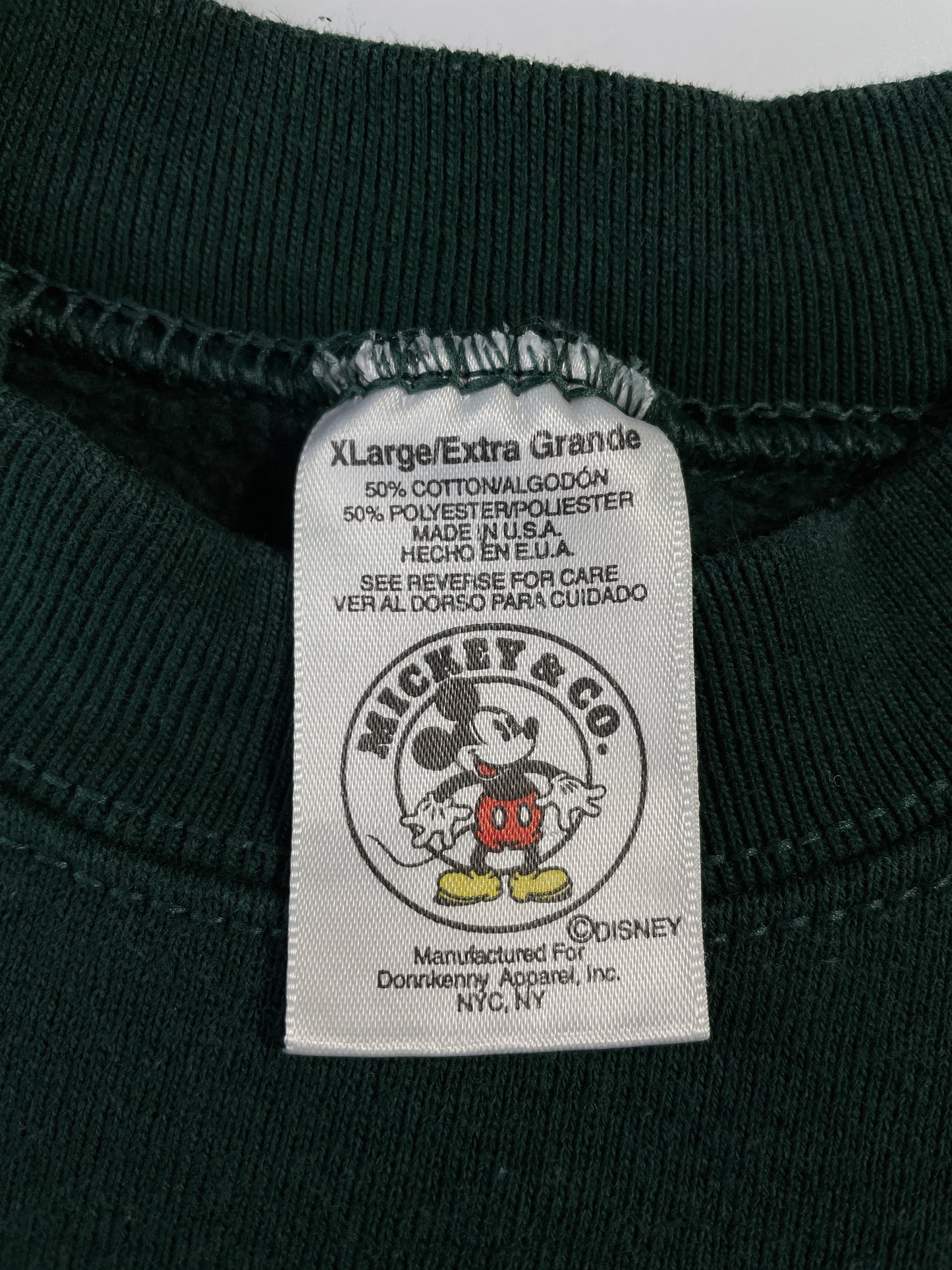 90's DISNEY MICKEY Made in USA Size XL Vintage Sweat-shirt / E1081