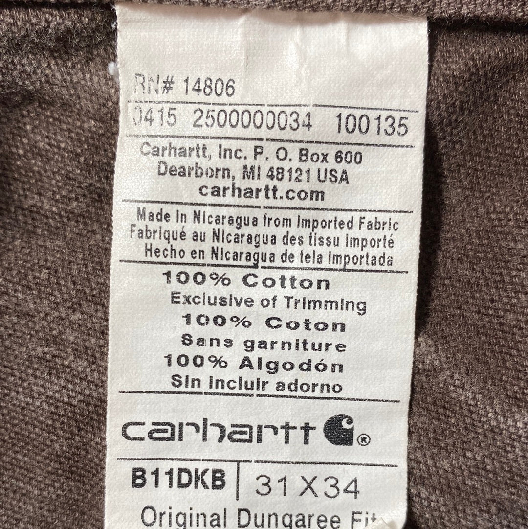 Vintage CARHARTT Size W31xL32.5 Duck Pants / A5136