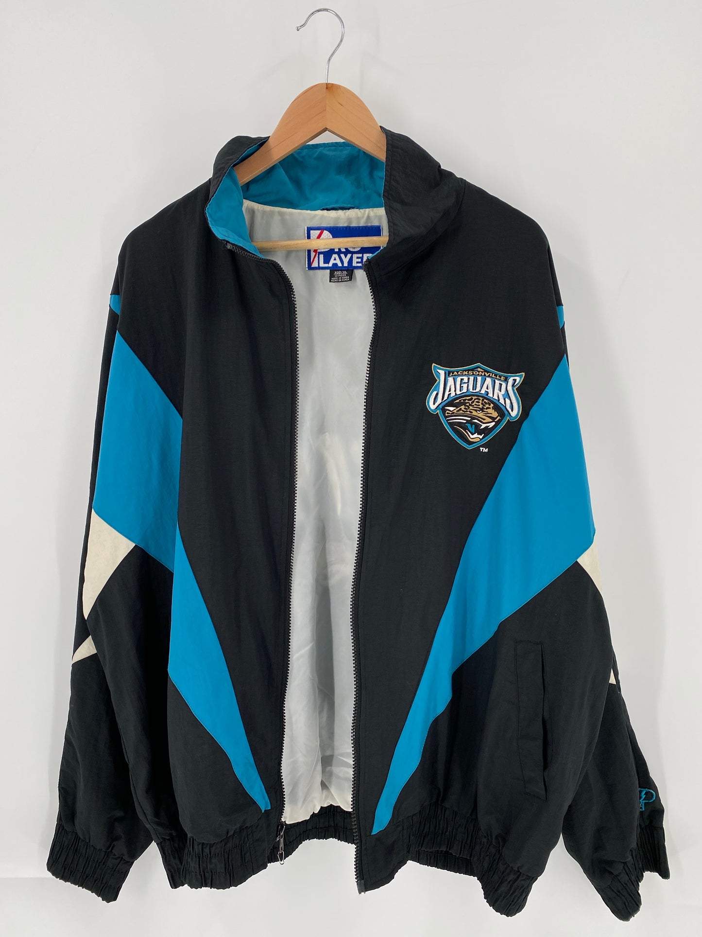 90’s JACKSONVILLE JAGUARS Size XL NFL Nylon Jacket / K6078