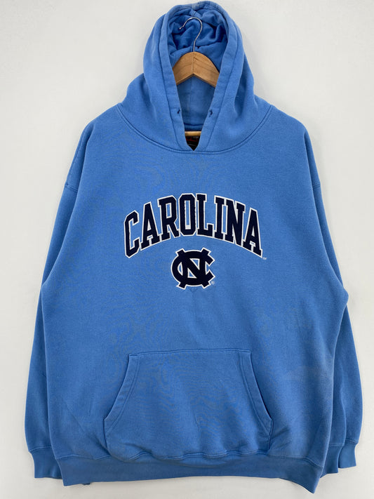 00' NORTH CAROLINA Size Approx.XL Vintage College Hoodie Sweat-Shirt / A5091