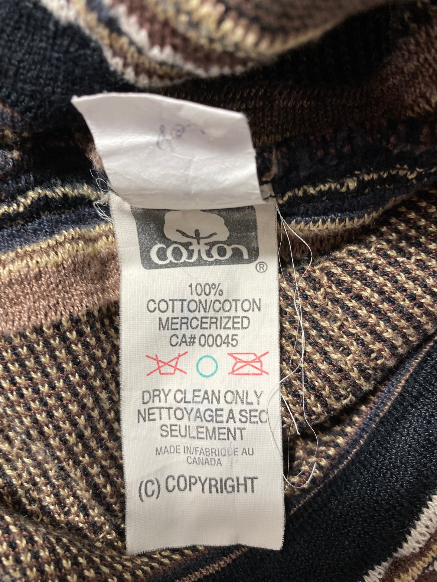 Vintage 3D COOGI- Style Size L Knit Sweater / K4227