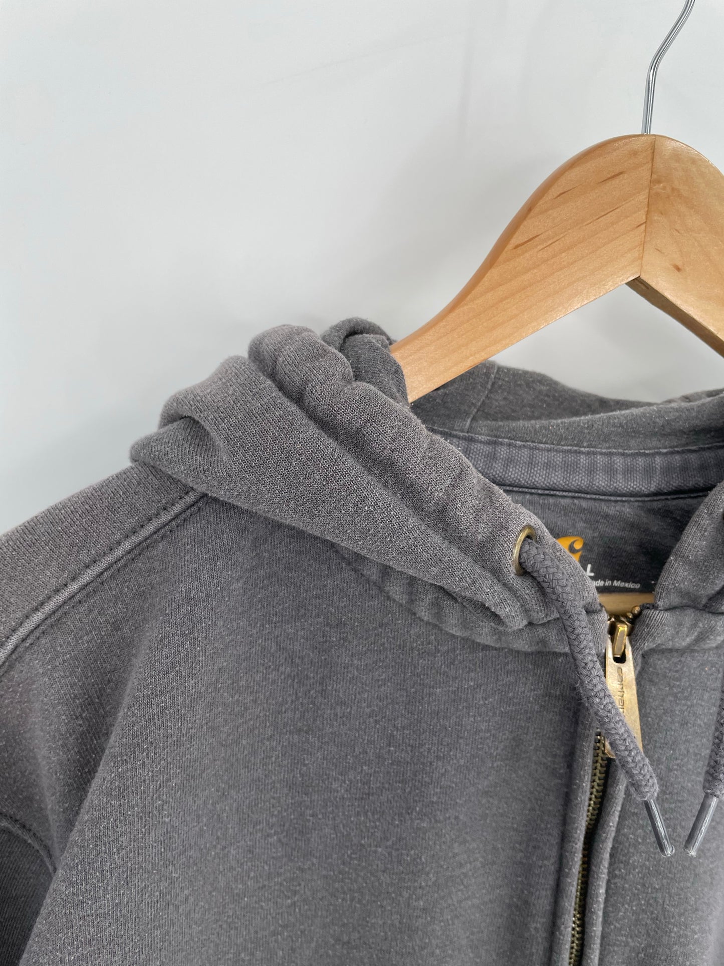 Vintage CARHARTT Size L Zip-up Hoodie Sweat-Shirt / K9092