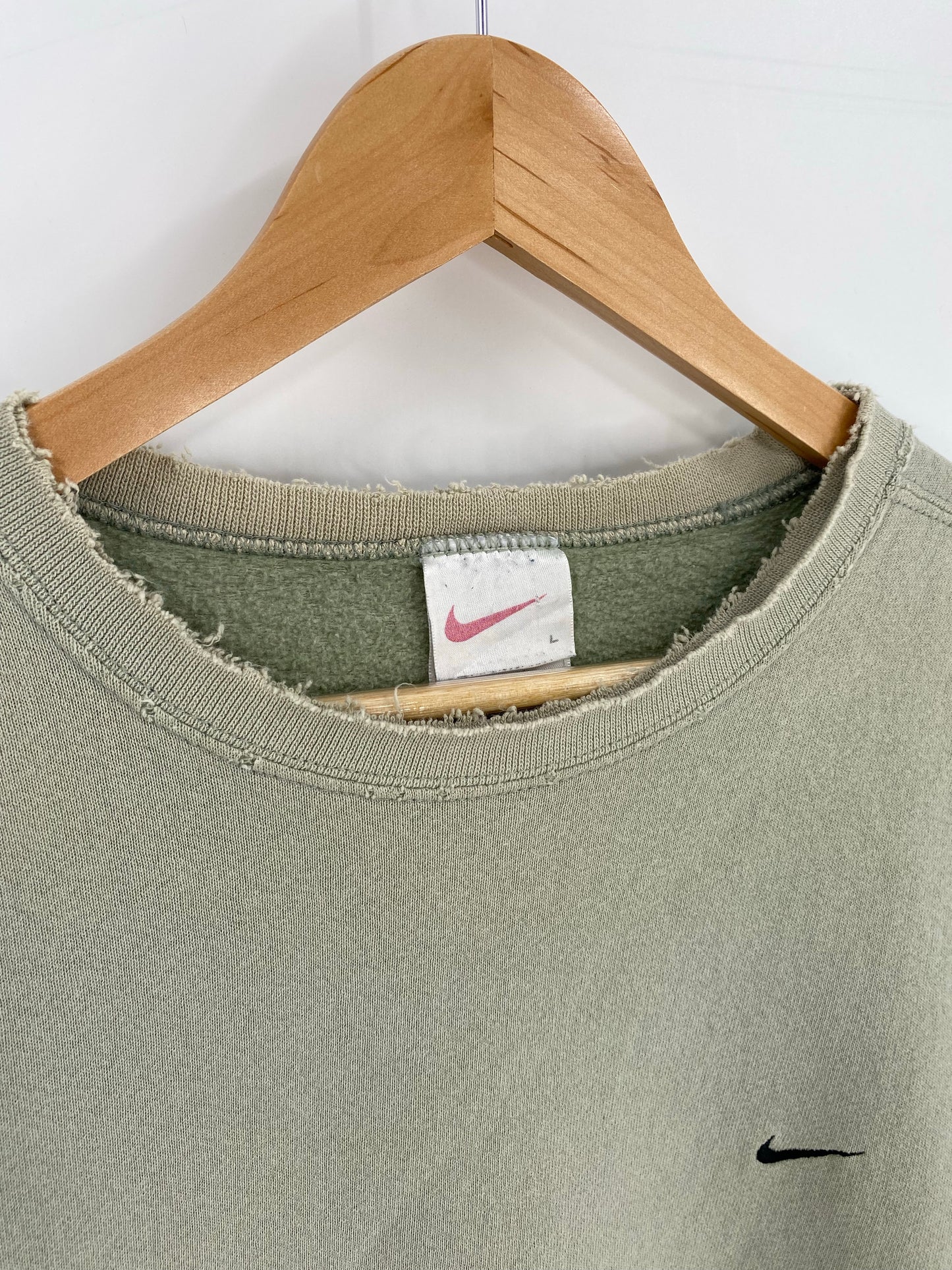 90's NIKE MINI SWOOSH Made in USA Size L Vintage Sweat-shirt/ K5302
