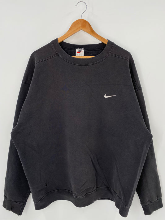90’s NIKE MINI SWOOSH Size XL Vintage Sweat-Shirt / K4450