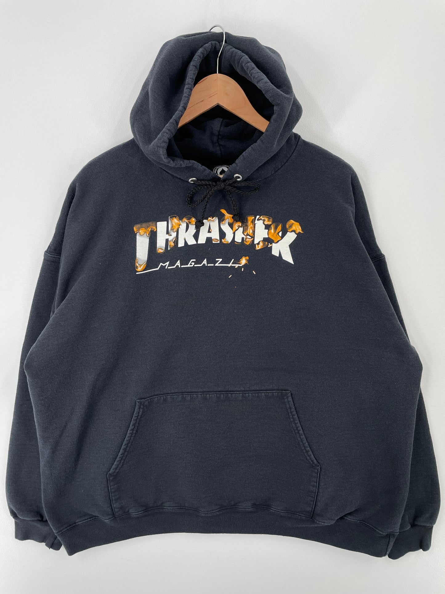 Vintage THRASHER Size XL Hoodie Sweat-Shirt / A9147