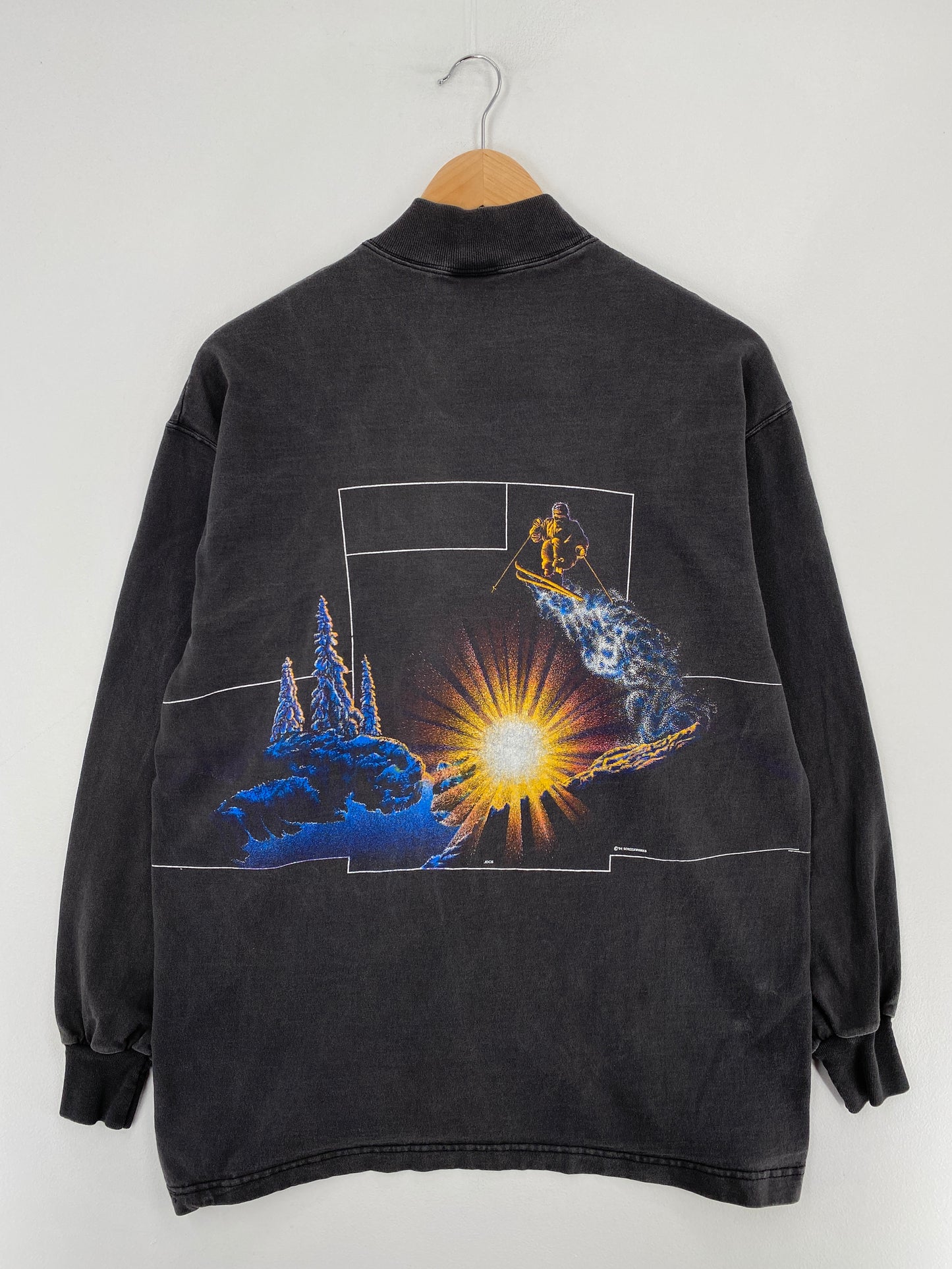 1994 LAKE TAHOE Made in USA Size L Vintage Long Sleeve T-Shirt / E4583T