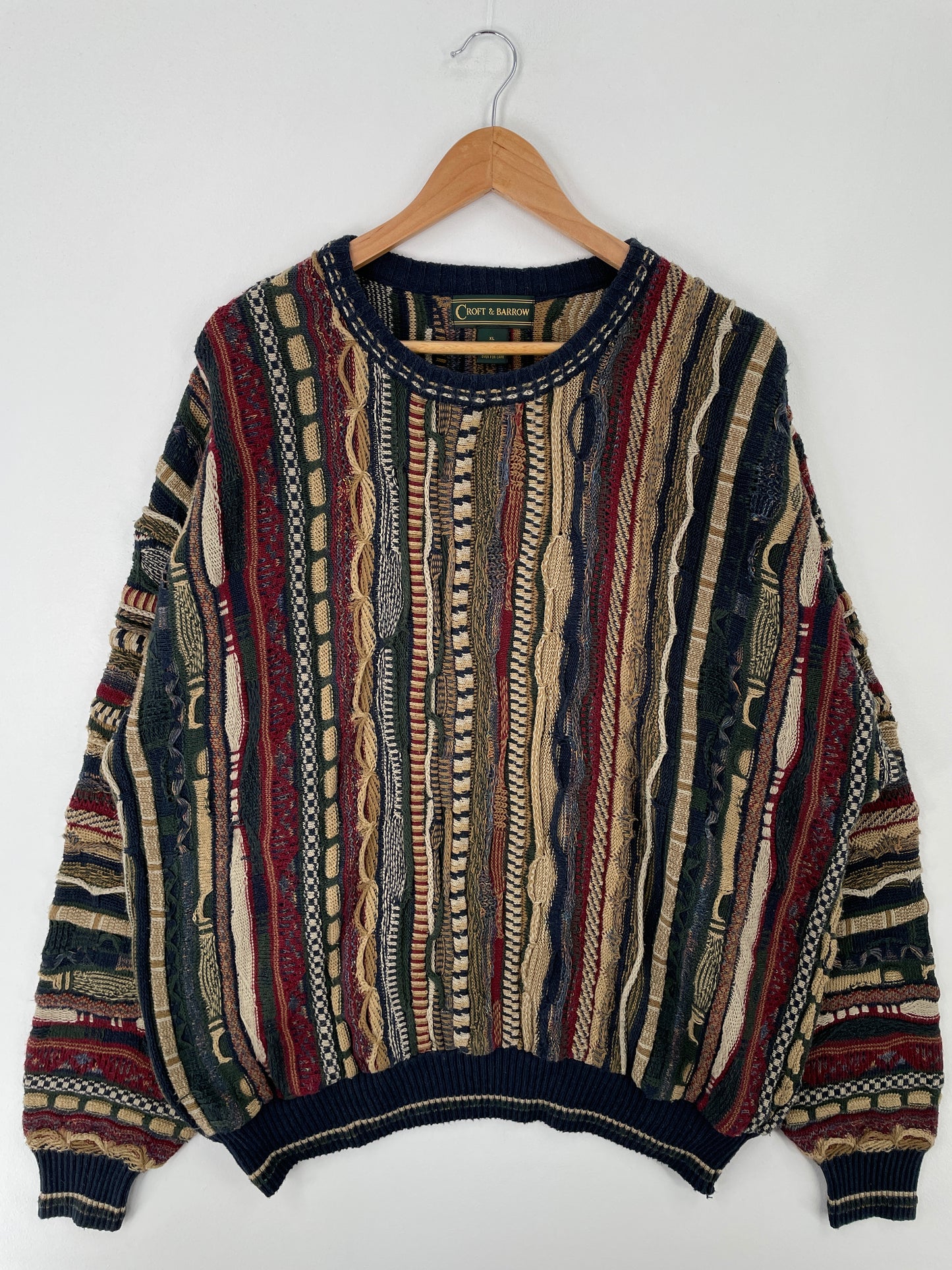 Vintage 3D COOGI- Style Size XL Knit Sweater / A9545