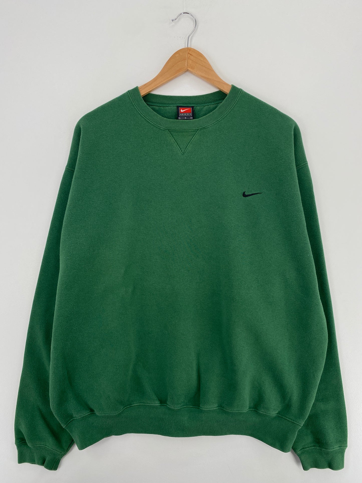 00' NIKE MINI SWOOSH Size L Vintage Sweat-Shirt / A5428