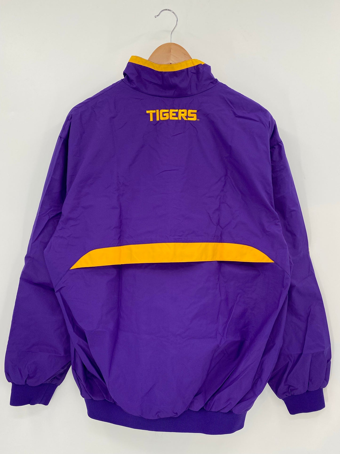 00’ NIKE LSU Size M Vintage Zip-up Nylon Jacket/ K6765