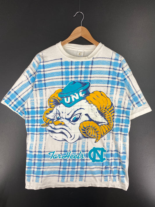 90’s UNIVERSITY OF NORTH CAROLINA Made in USA Size XL Vintage College T-shirt / A4395