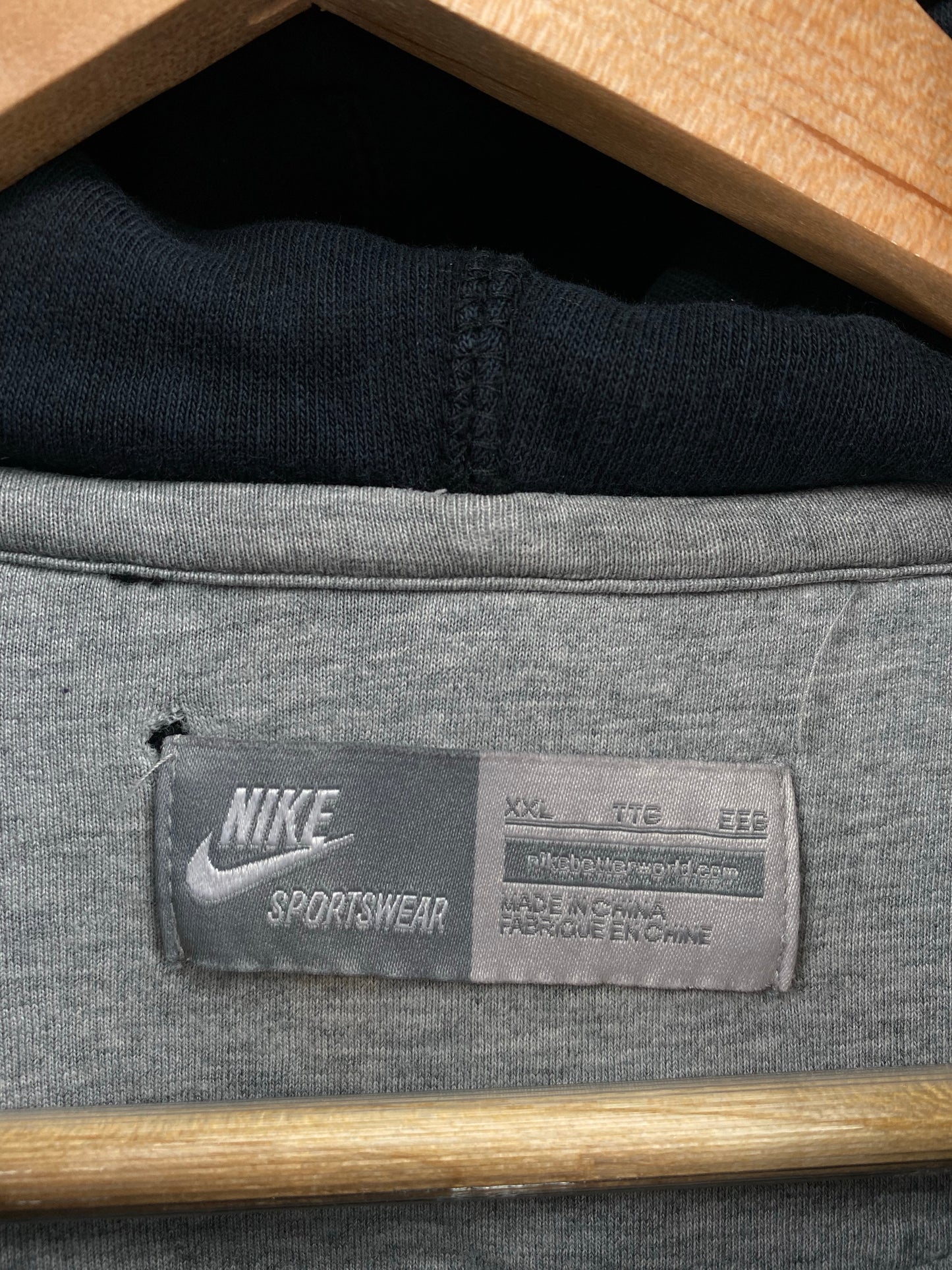90’s NIKE Size XXL Vintage Hoodie Sweat-shirt/ K5805