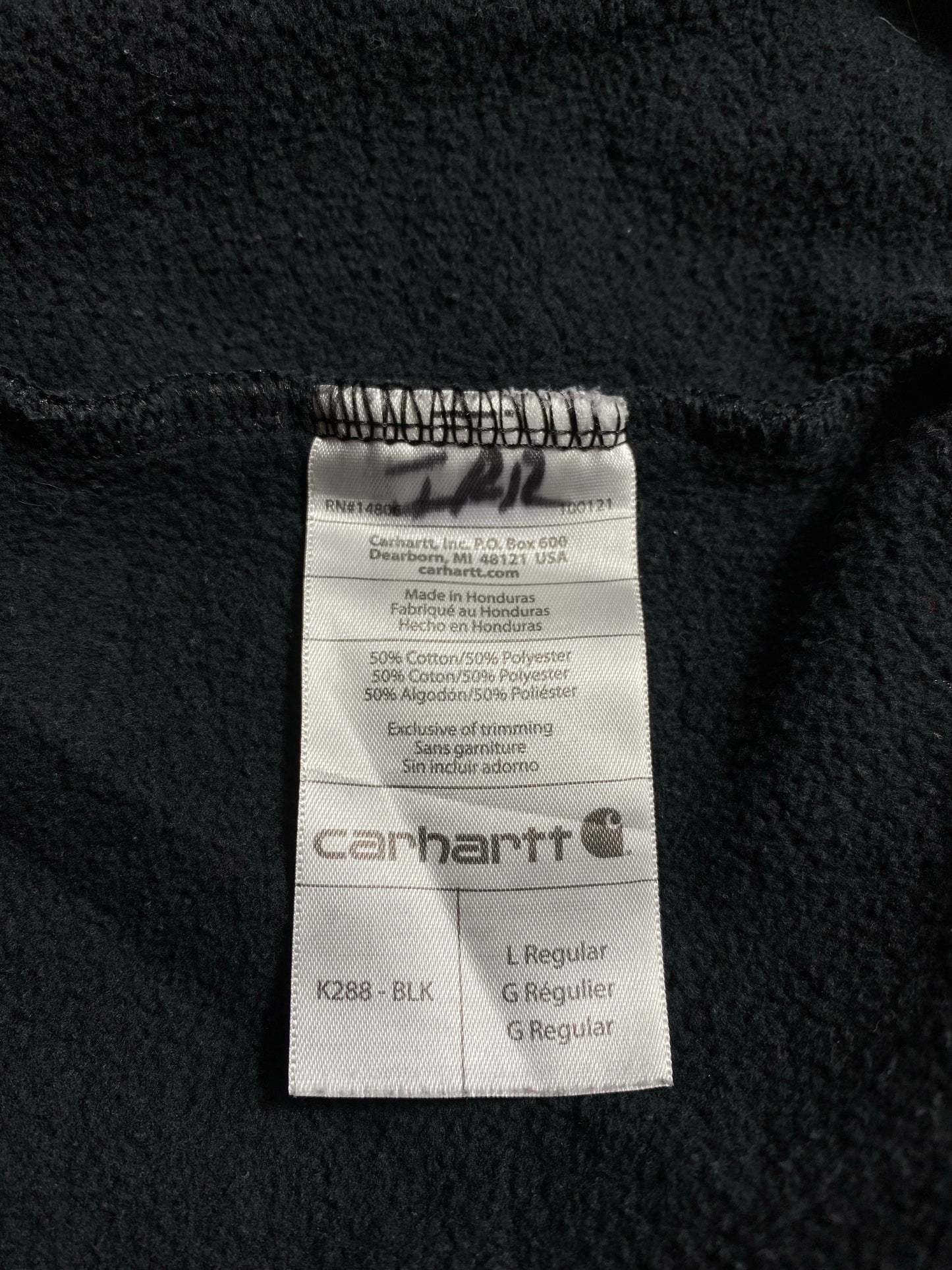 Vintage CARHARTT Size L Hoodie Sweat-Shirt / K8677