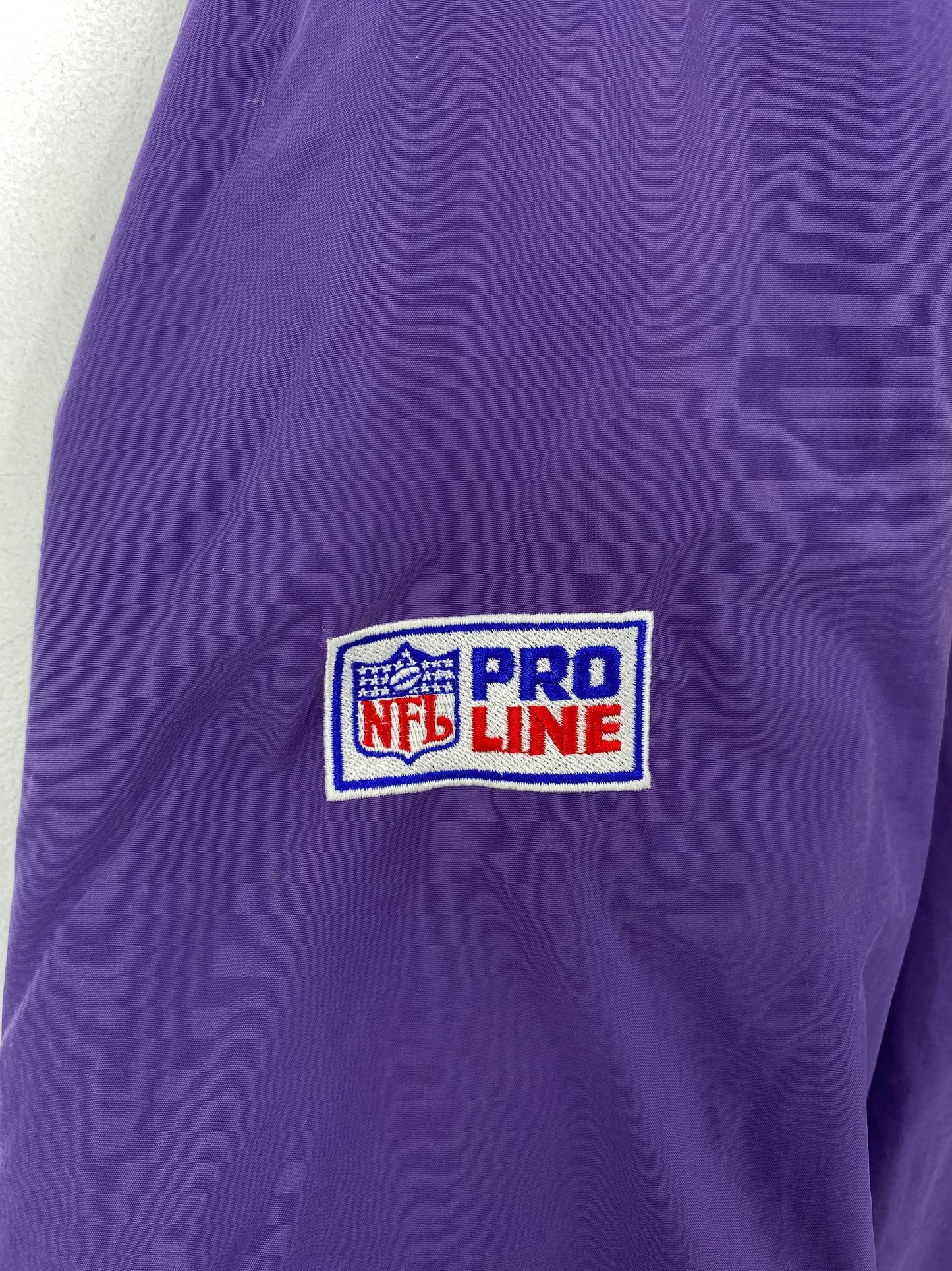 90’s STATER x REVERSIBLE MINNESOTA VIKINGS Size XL Vintage NFL Nylon Jacket / E3744N