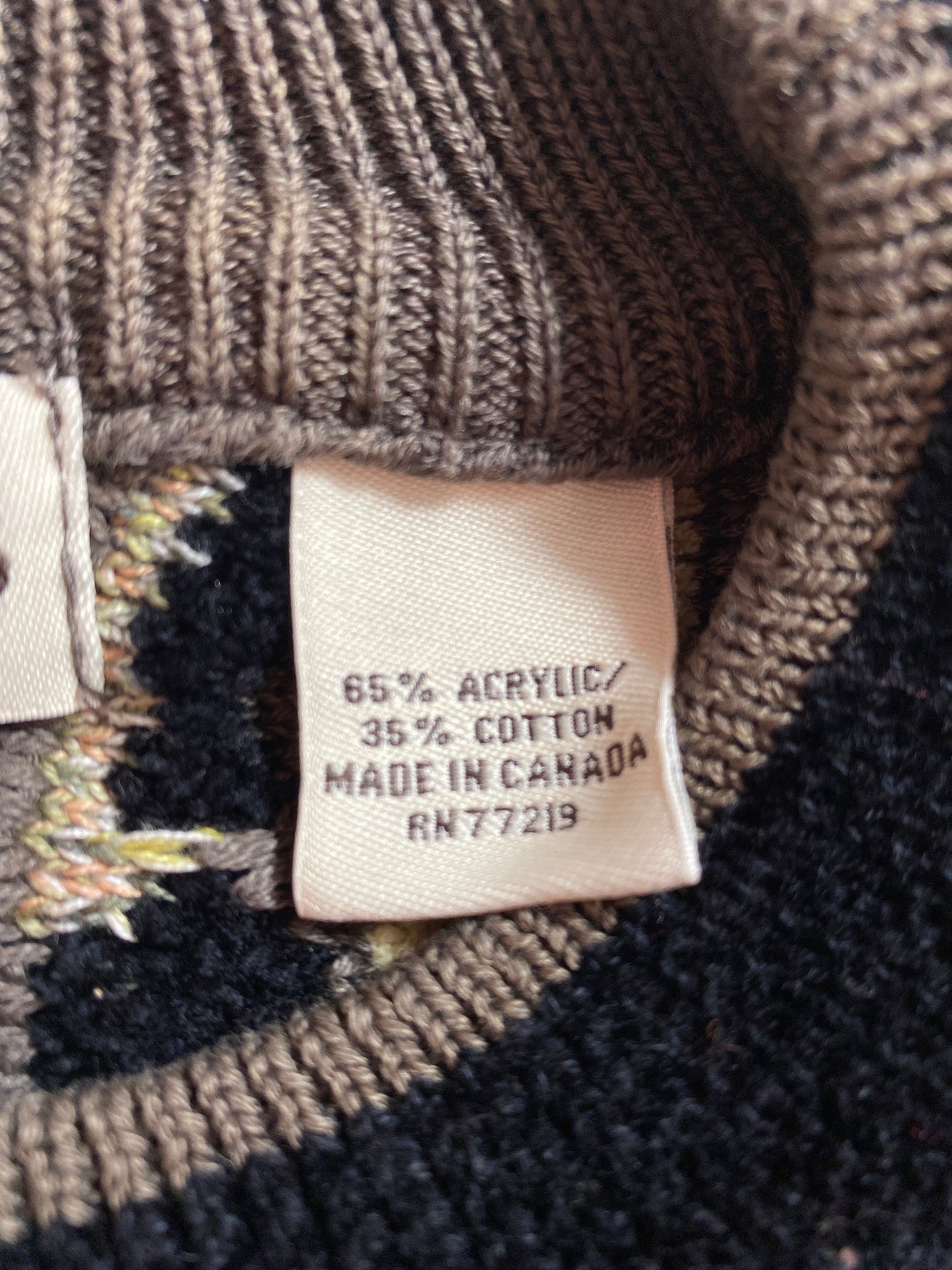 Vintage 3D COOGI STYLE Size XL Knit Sweater / K9719