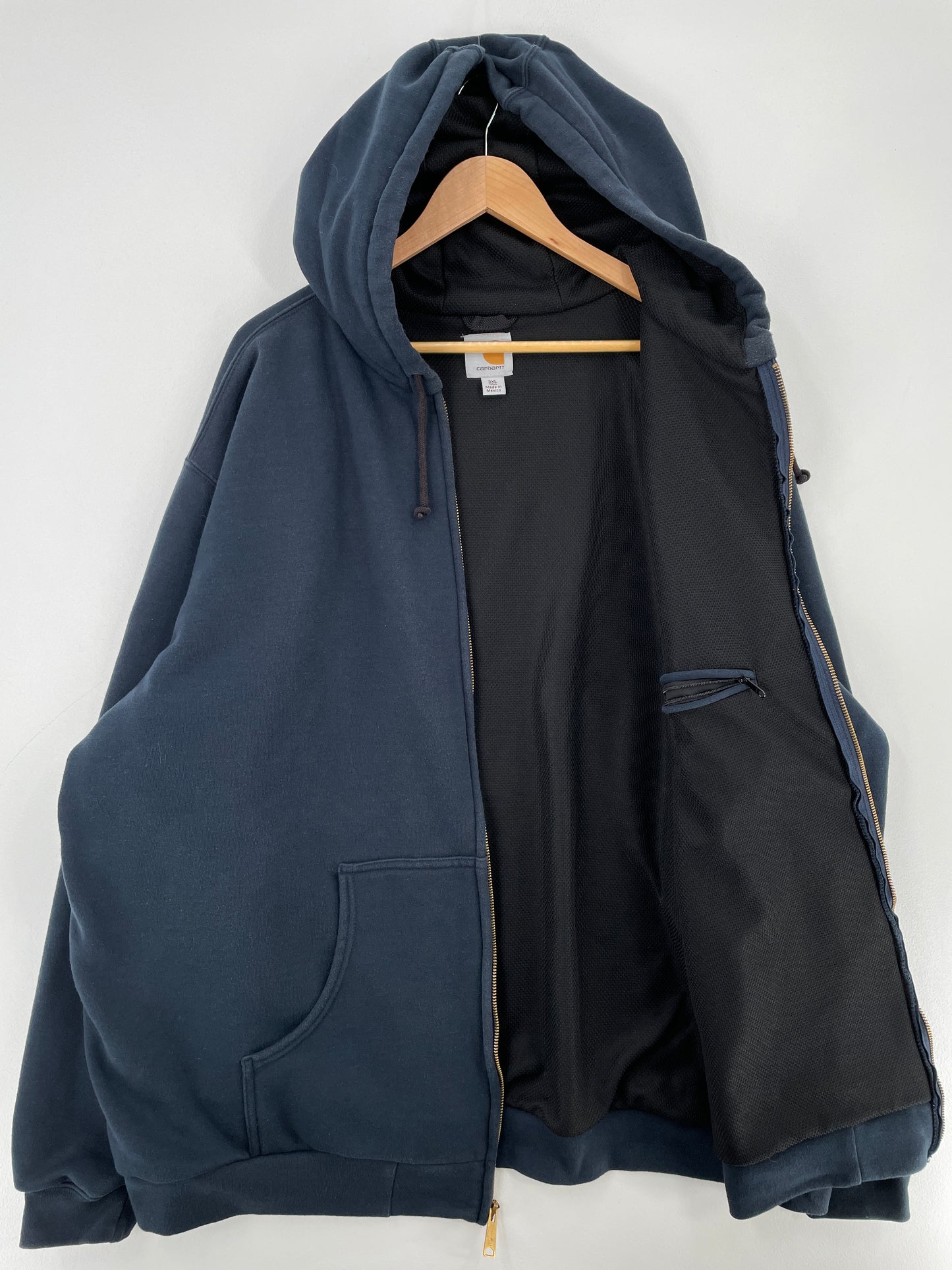.Vintage CARHARTT Size XXXL Zip-up Hoodie Sweat-Shirt / E4361S