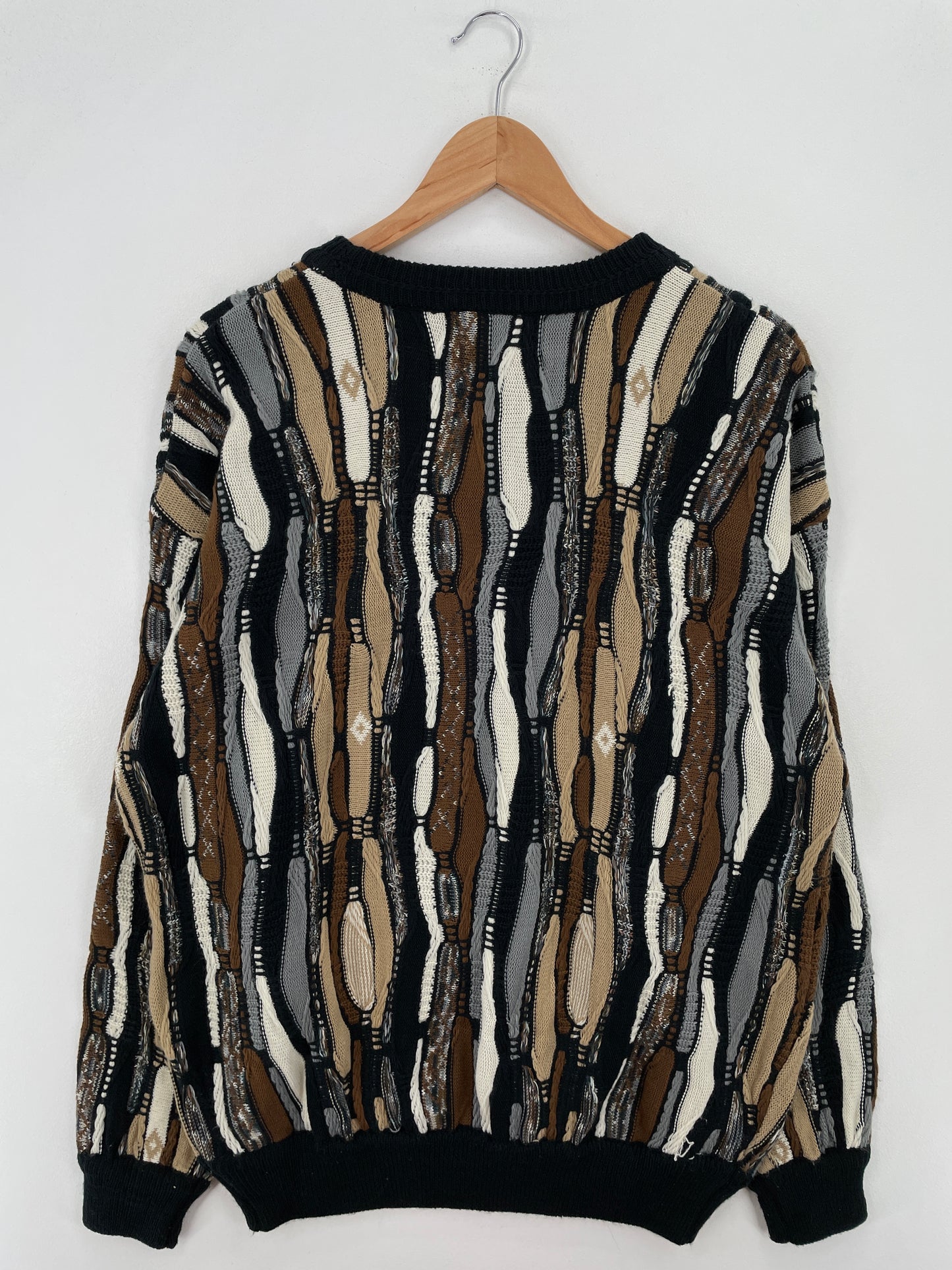 Vintage 3D COOGI- Style Size XL Knit Sweater / A7666