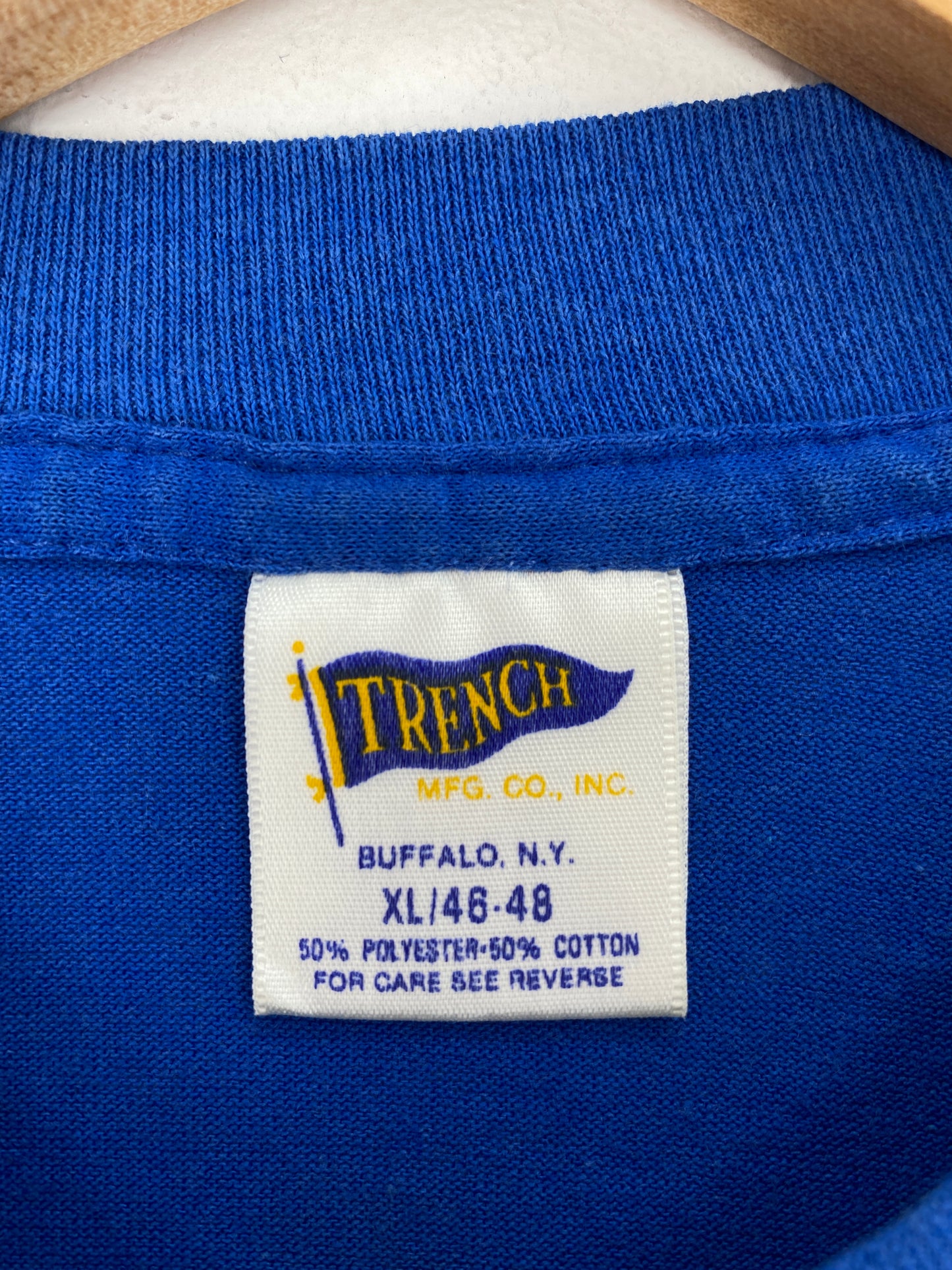 1990 NEW YORK GIANST Size XL Vintage NFL T-shirt / A4439