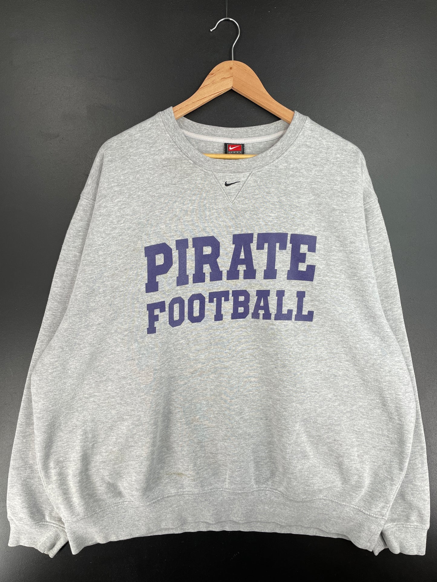 00' NIKE x EAST CAROLINA PIRATES Size XXL Vintage College Sweat-Shirt / E6049S