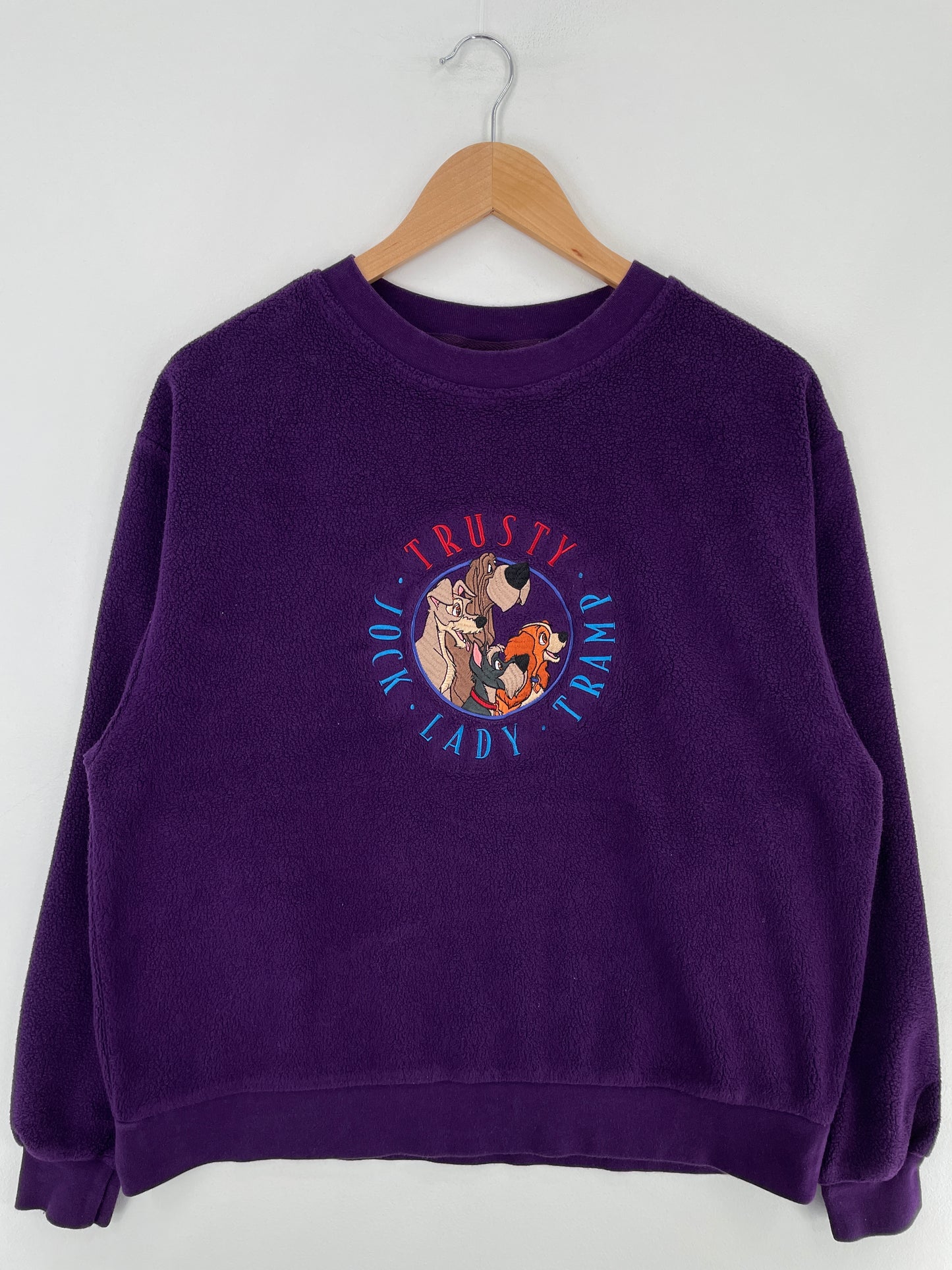 00' DISNEY LADY AND THE TRAMP Size S Vintage Sweat-Shirt / E2685S