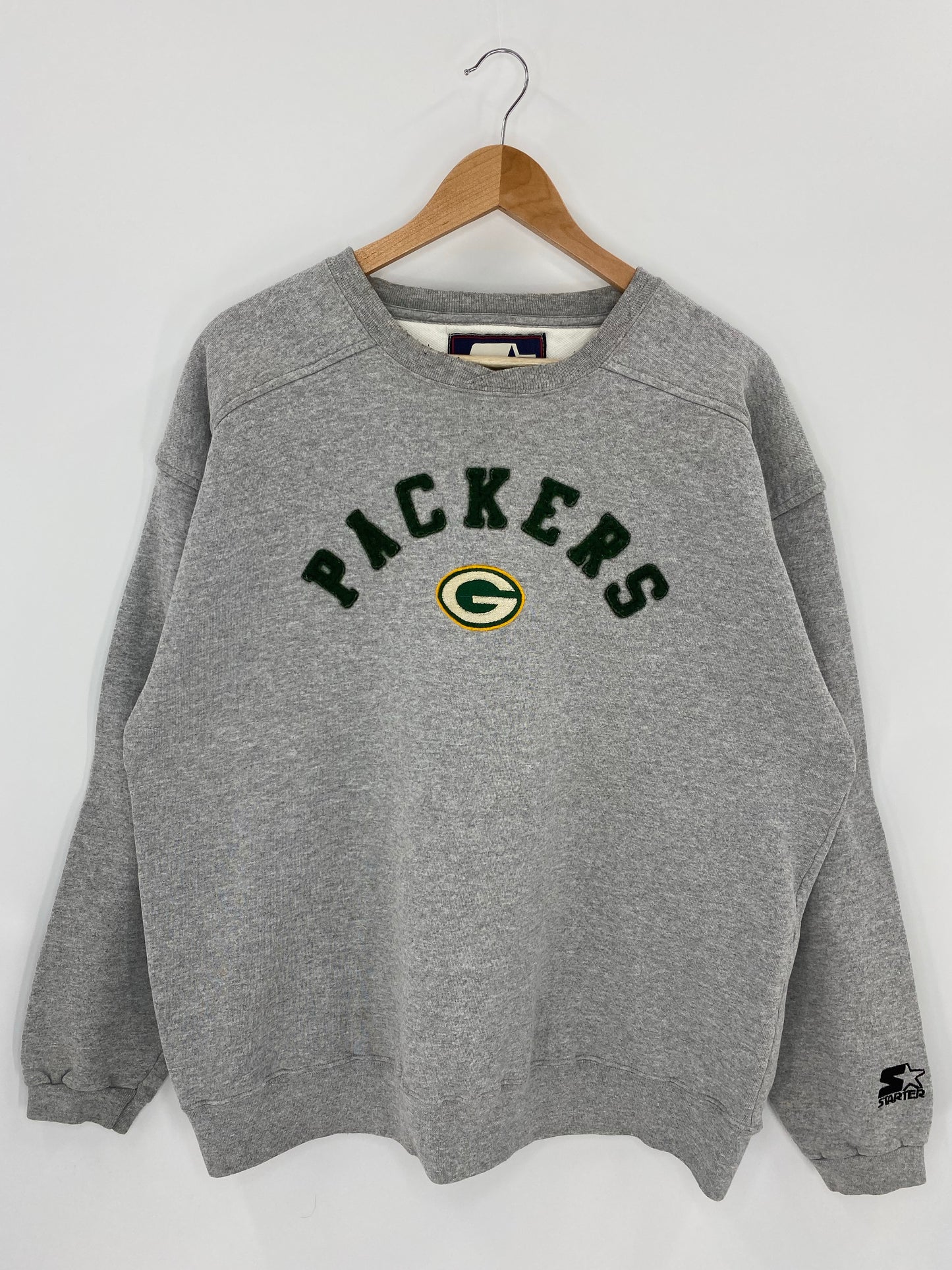 90’s STARTER x GREEN BAY PACKERS Size L Vintage NFL Sweat-Shirt / K6267