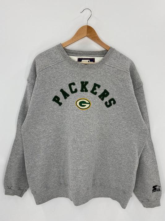 90’s STARTER x GREEN BAY PACKERS Size L Vintage NFL Sweat-Shirt / K6267