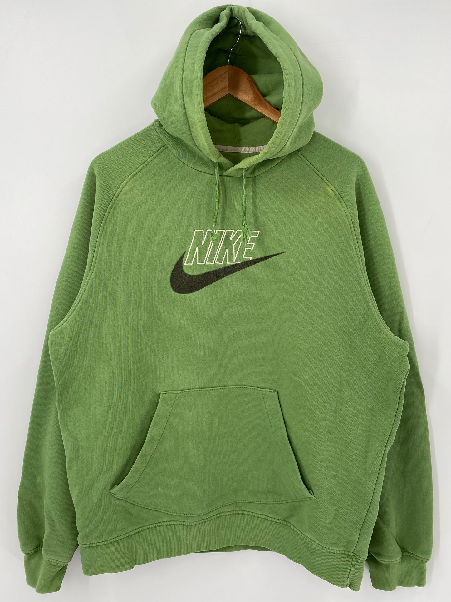 00' NIKE LOGO Size L Vintage Hoodie Sweat- Shirts / K4385