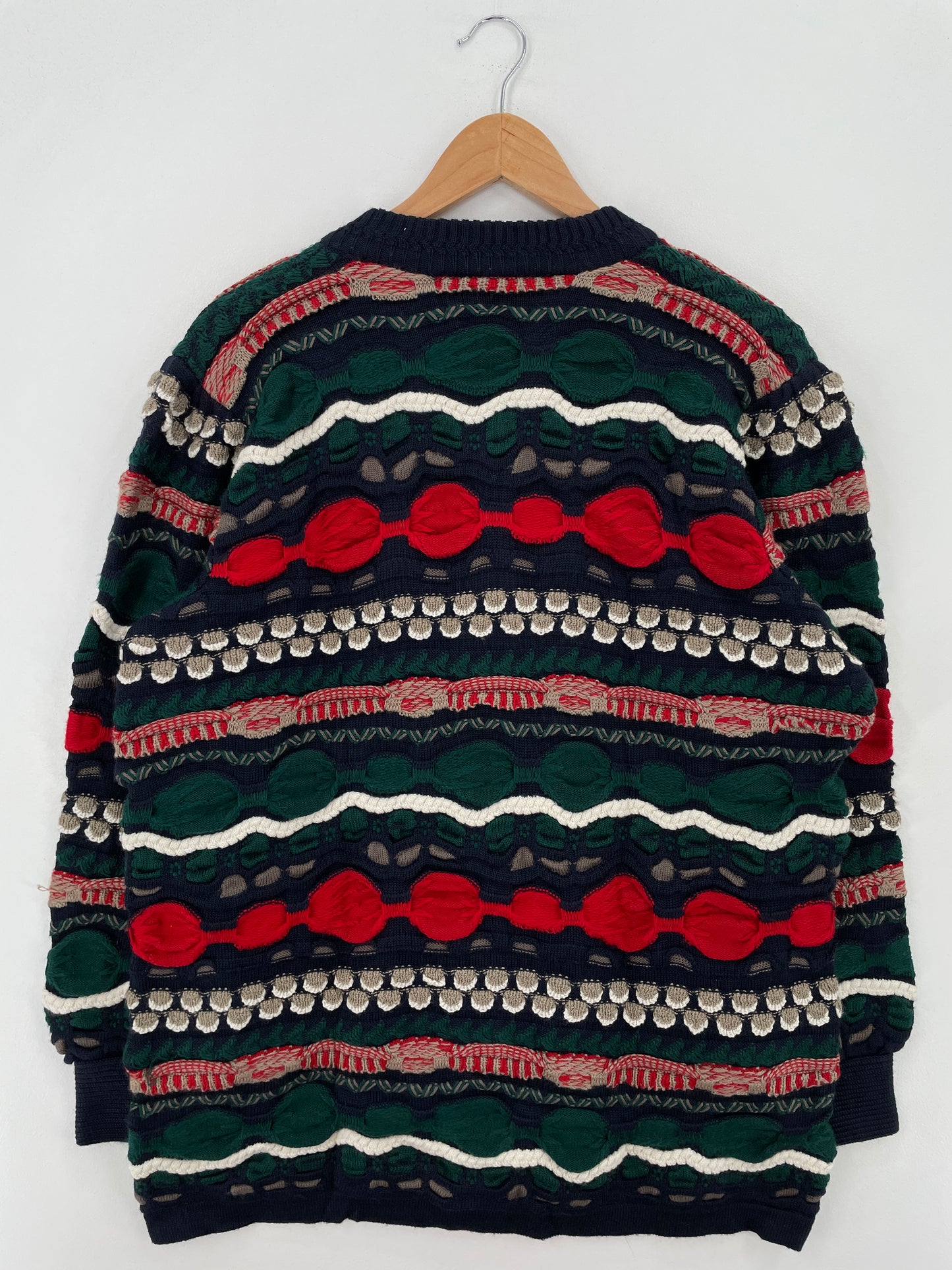 Vintage 3D COOGI- Style Approx. Size XL Knit Sweater / A7669