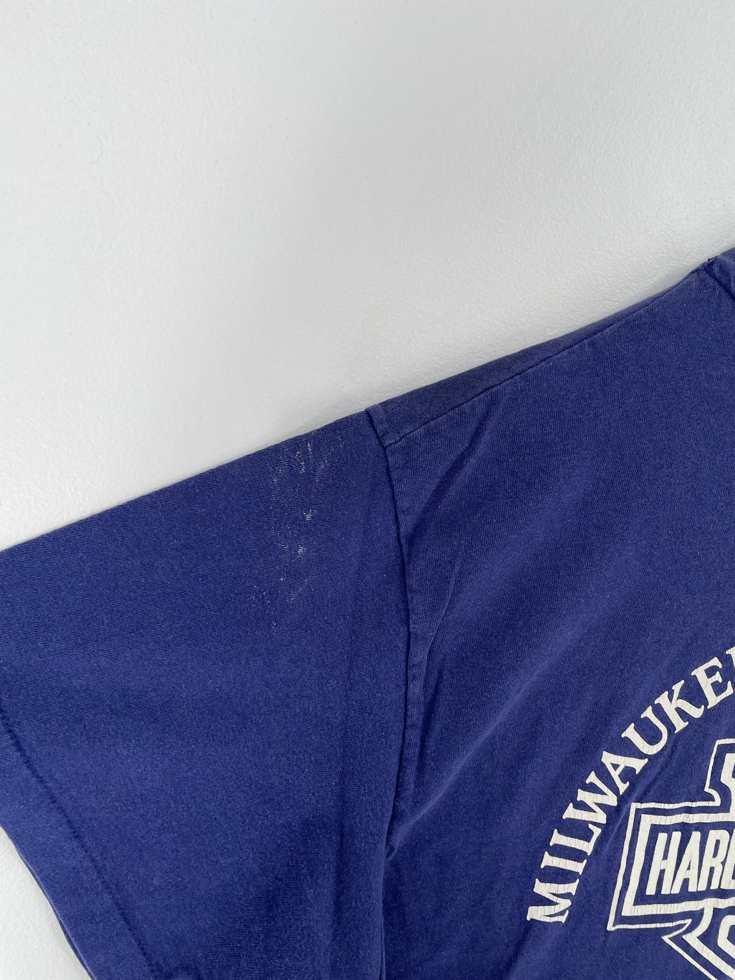 1992 HARLEY DAVIDSON MILWAUKEE Made in USA Size L Vintage T-Shirt / A9197